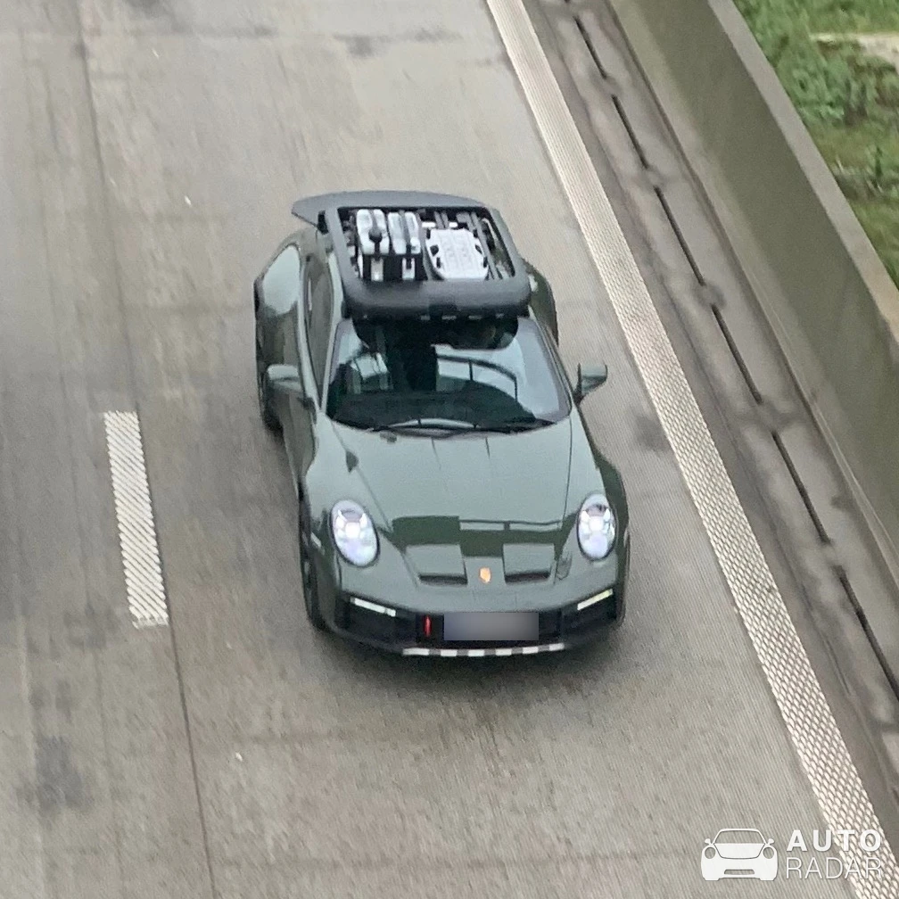Porsche 992 Dakar spotted in Antwerpen, België