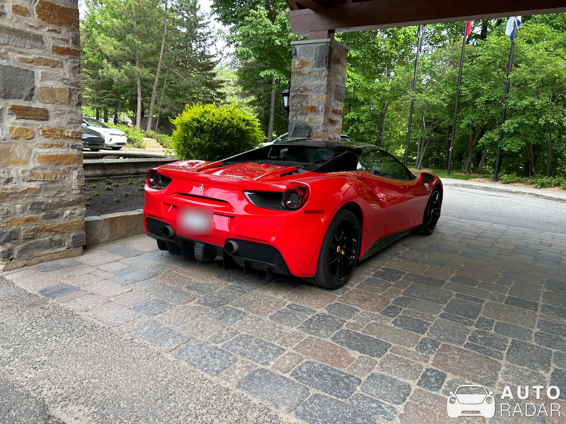 Ferrari 488 Spider spotted in Mont-Tremblant, Canada
