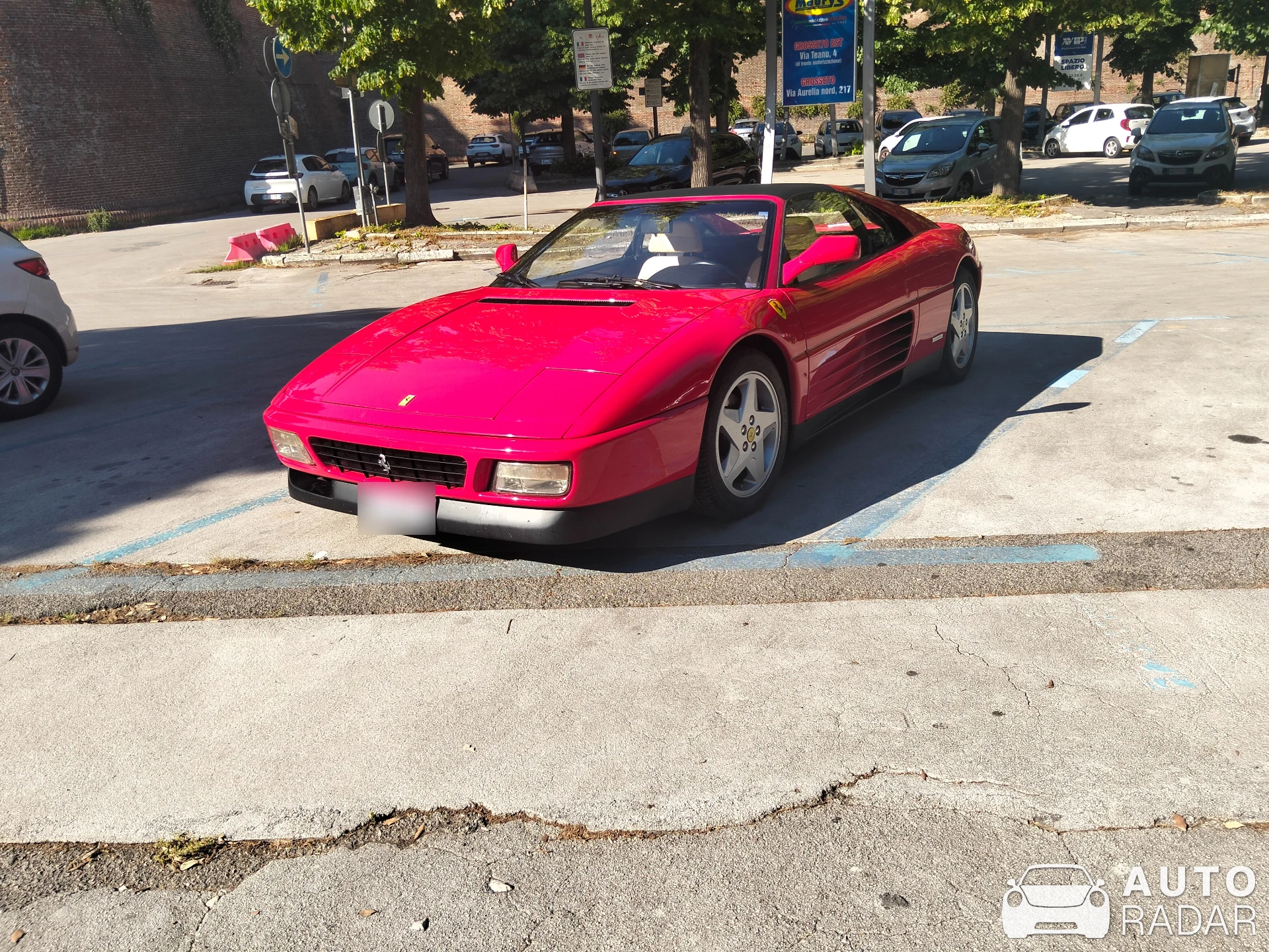 Ferrari 348 TS spotted in Grosseto