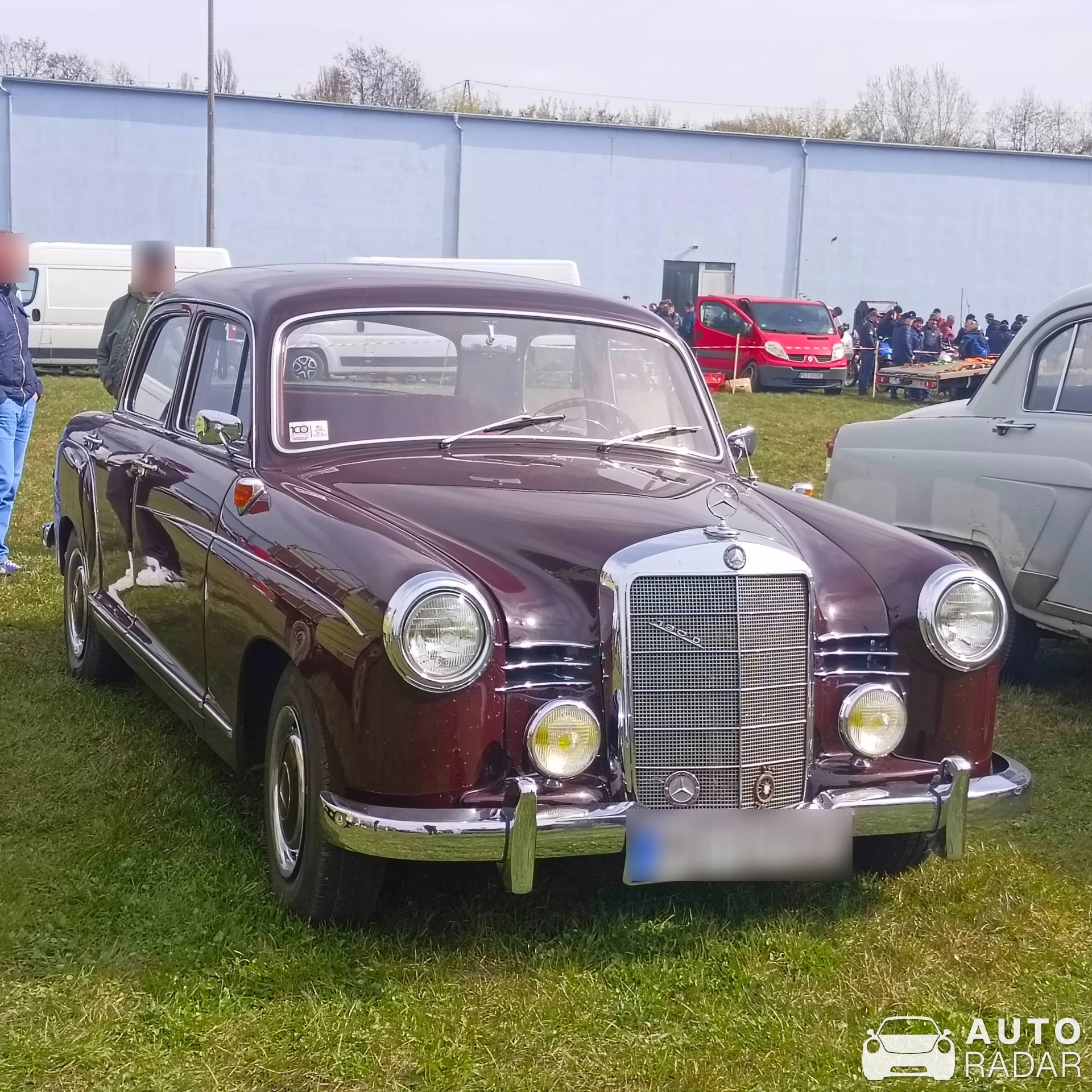 Mercedes-Benz W121 Ponton spotted in Poznań