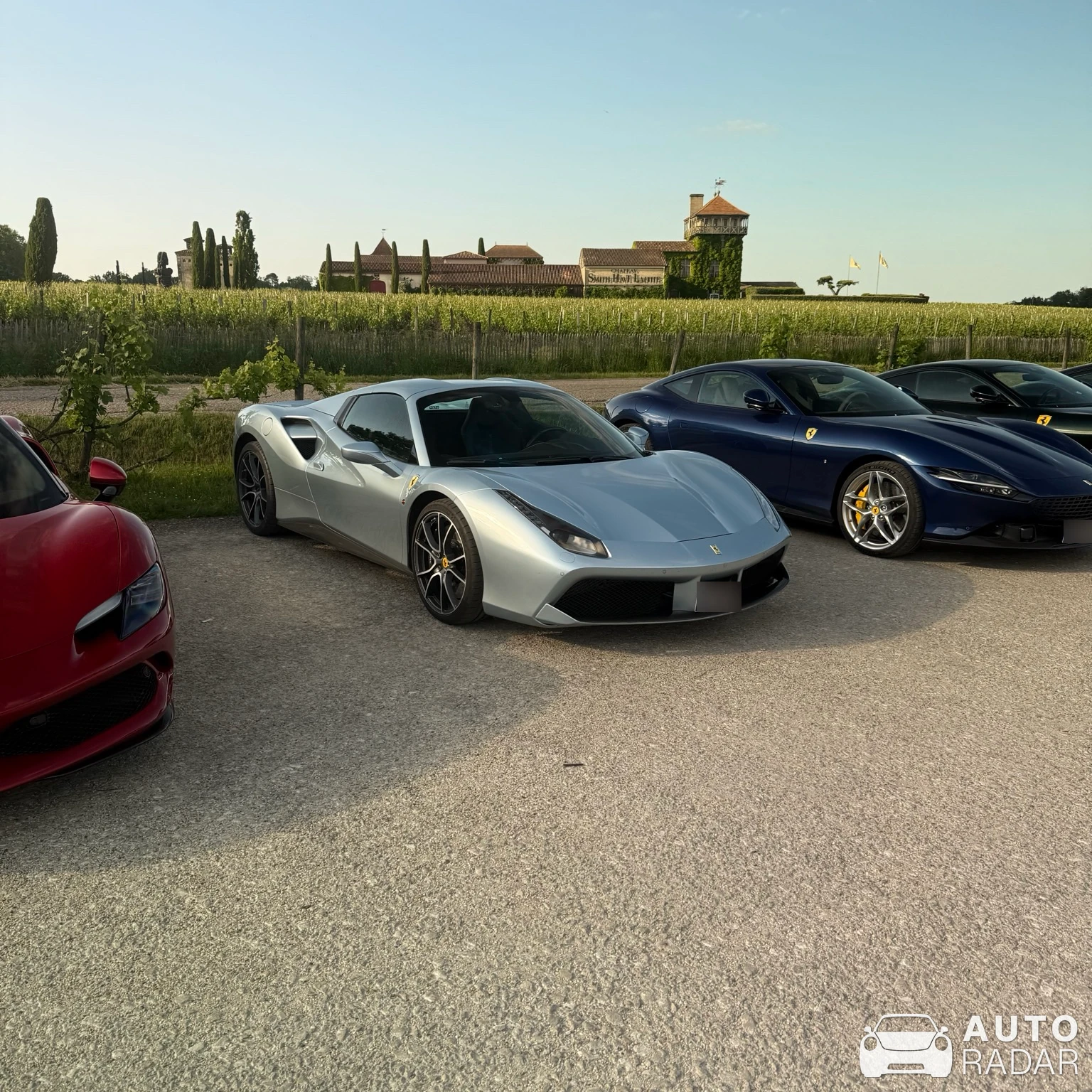 Ferrari 488 GTB spotted in Martillac, France