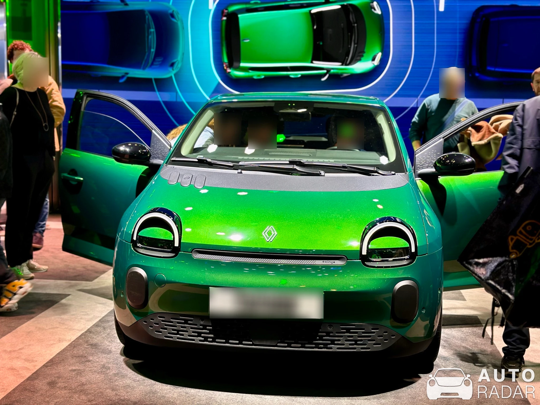 Renault Twingo E-Tech Electric Prototype spotted in Bruxelles, Belgium