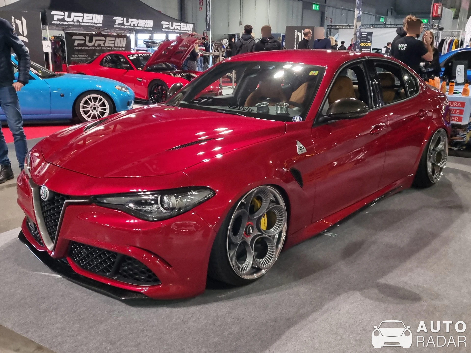Alfa Romeo Giulia Quadrifoglio spotted in Rho, Italia