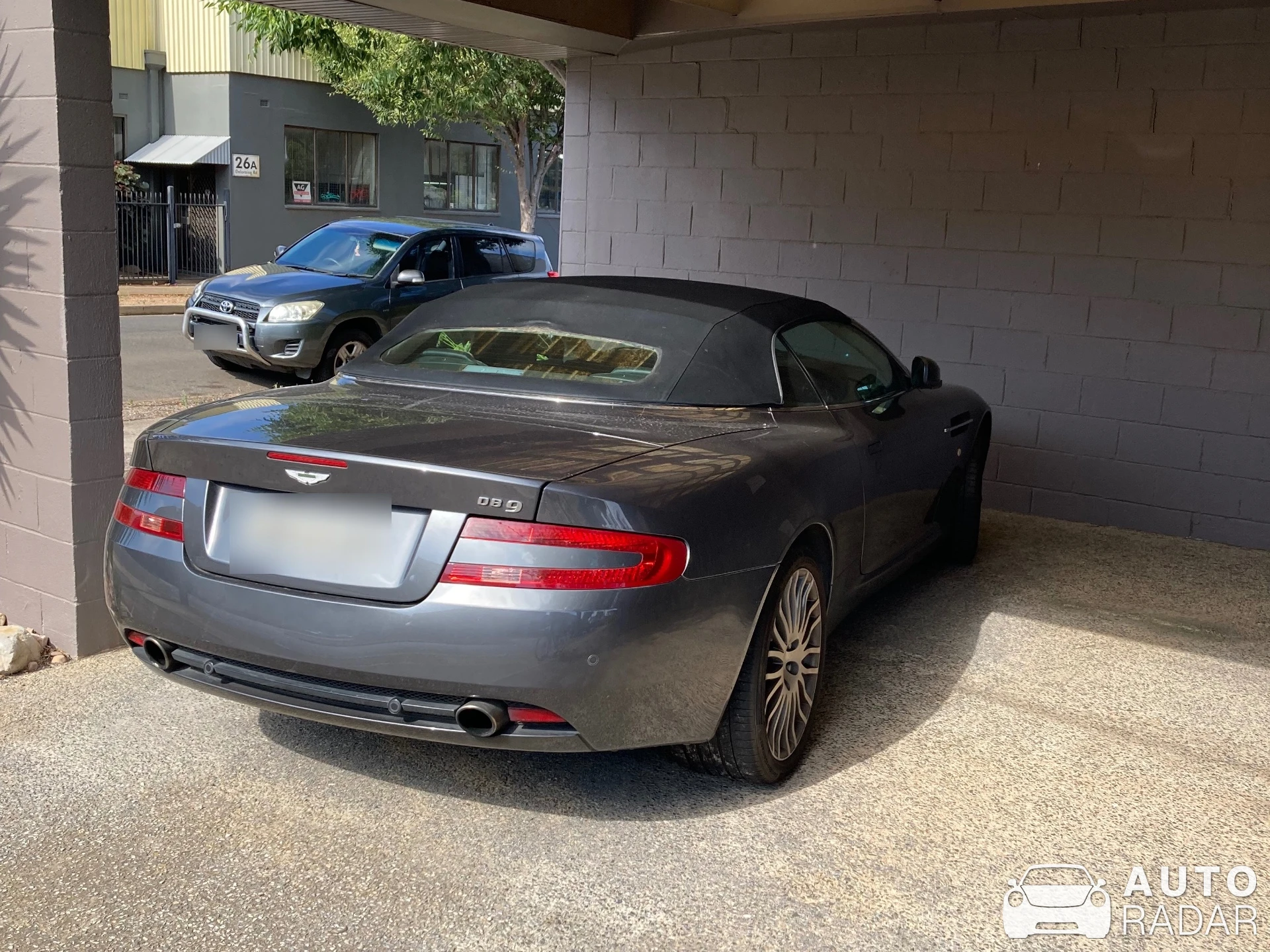Aston Martin DB9 Volante spotted in Edwardstown, Australia
