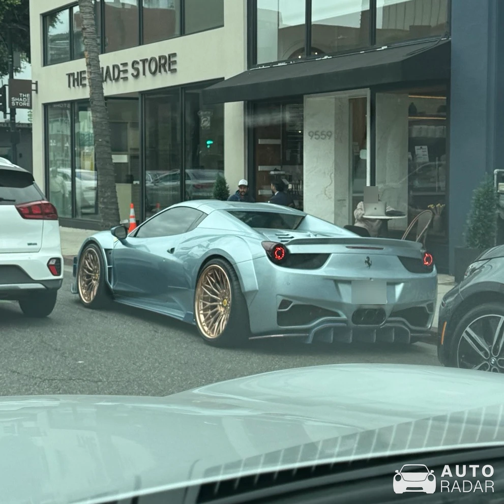 Ferrari 458 Spider Prior Design spotted in Beverly Hills