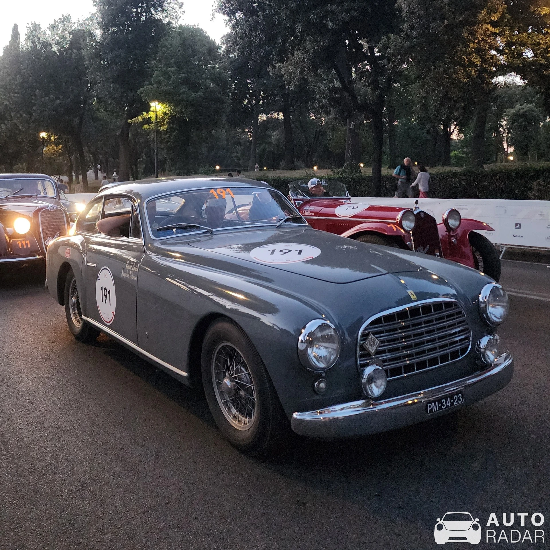 Ferrari 212 Inter Ghia spotted in Roma