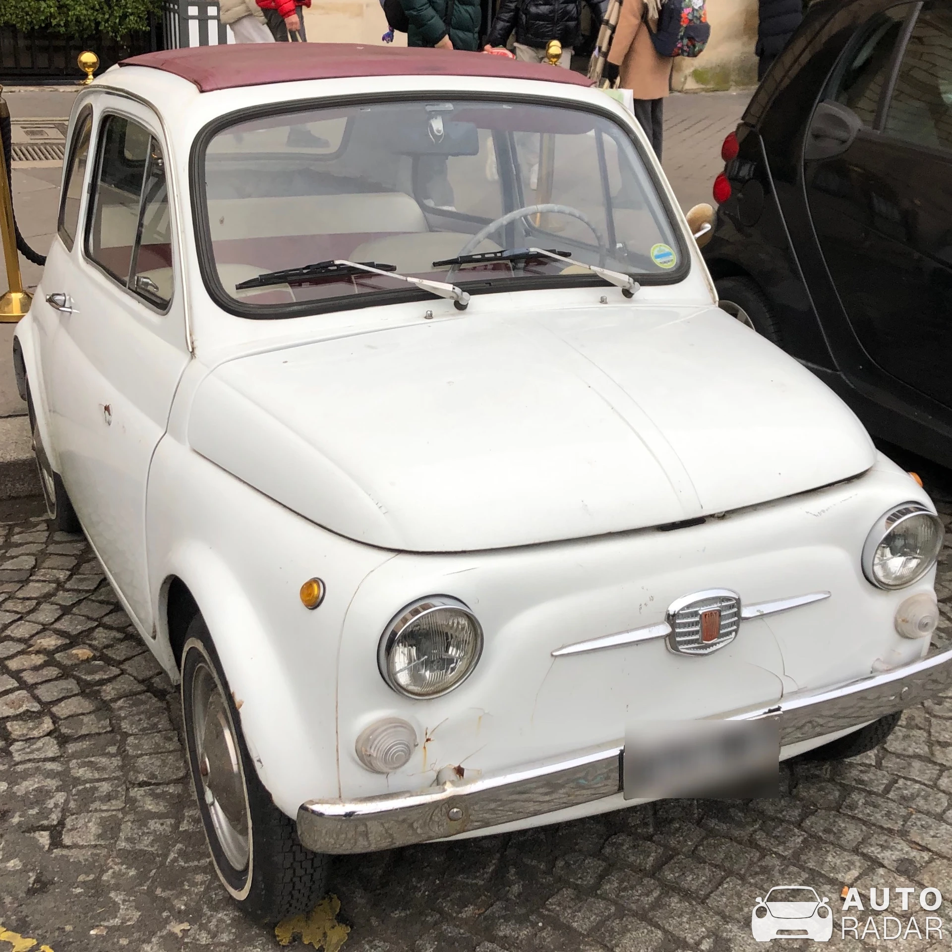 Fiat 500 spotted in Paris, France