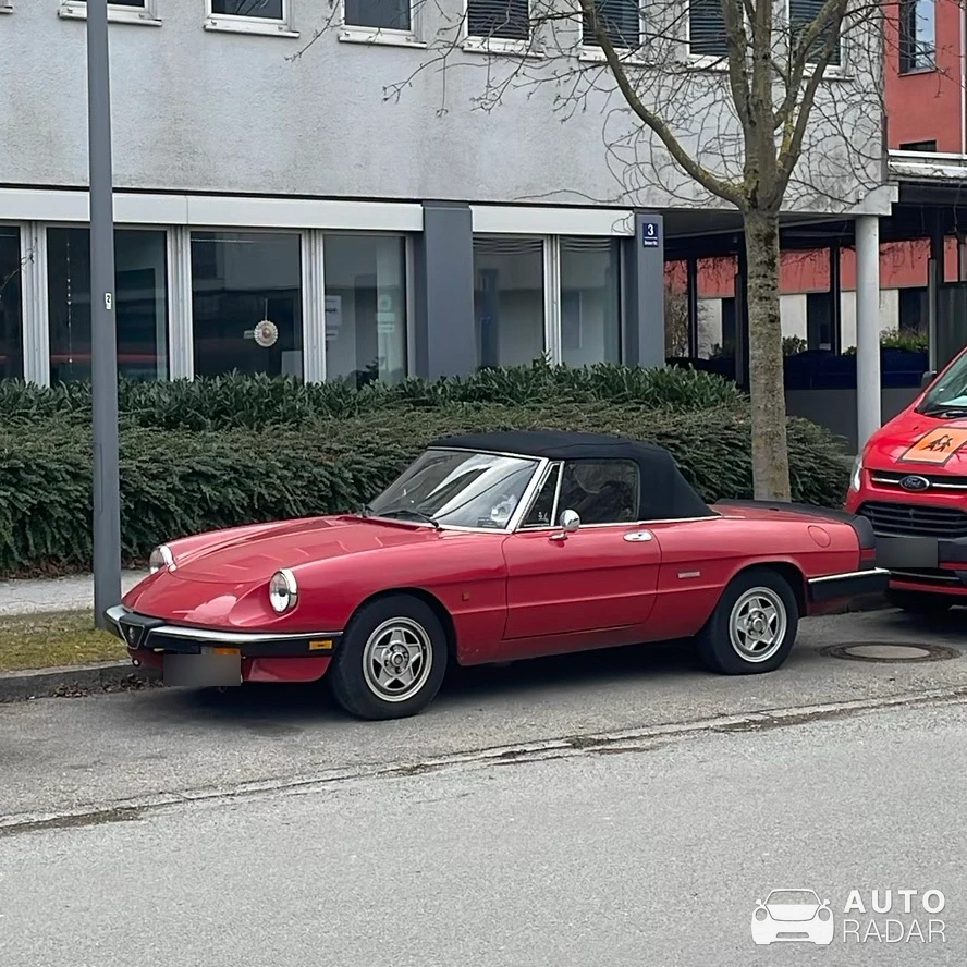 Alfa Romeo Spider Aerodinamica spotted in München