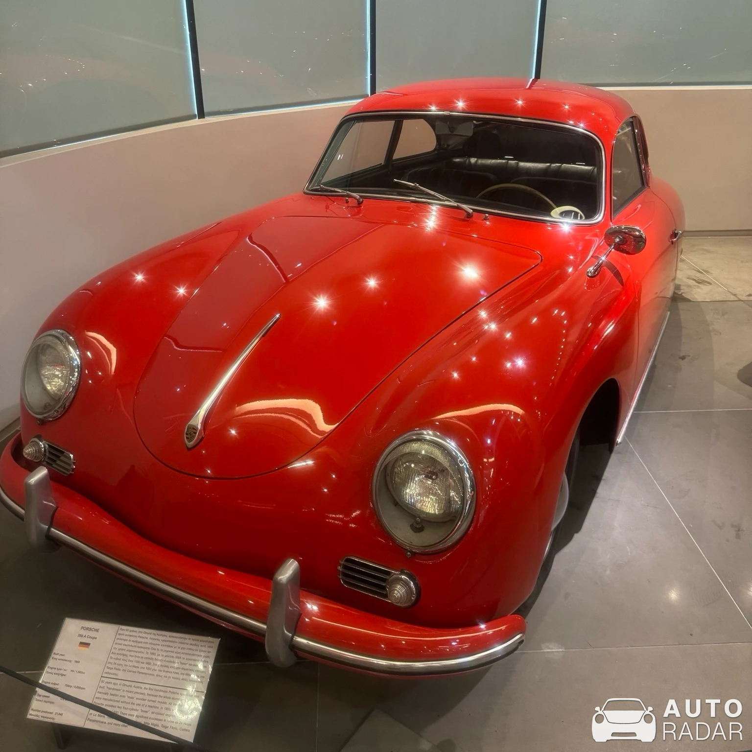 Porsche 356 A Coupé spotted in Athina