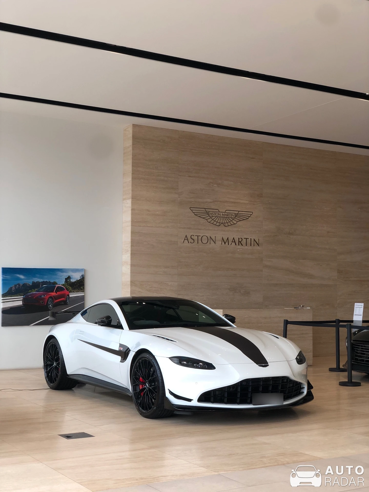 Aston Martin V8 Vantage Formula 1 Edition spotted in Osborne Park, Australia