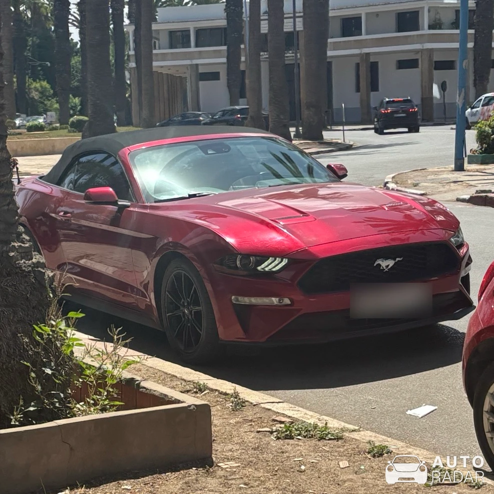 Ford Mustang GT Convertible spotted in Mohammédia