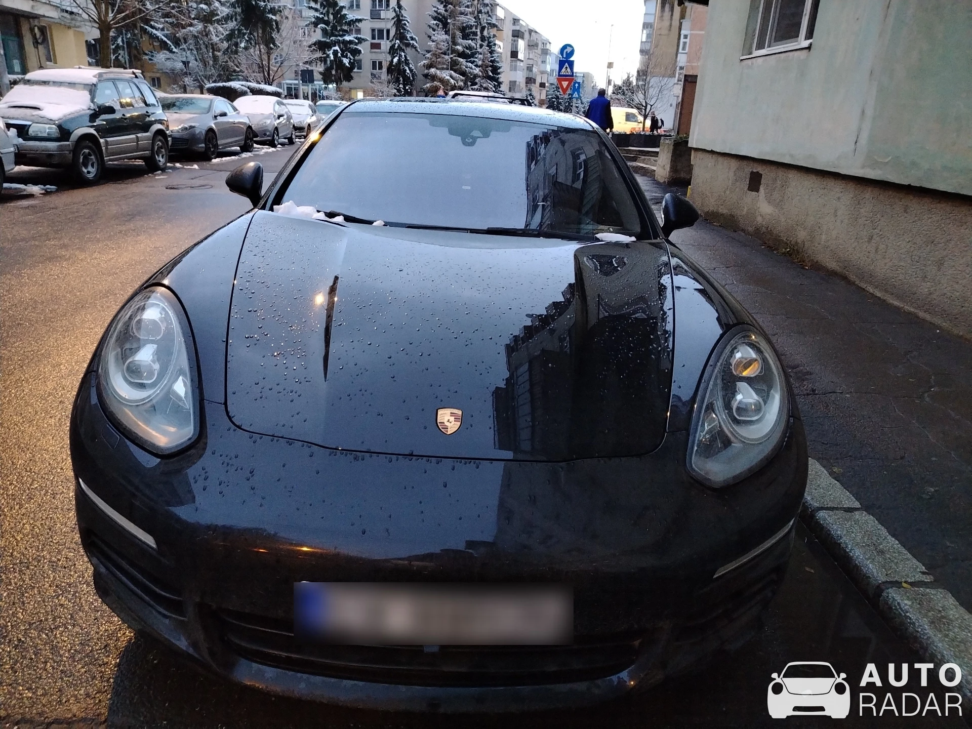 Porsche 970 Panamera 4 spotted in Sfântu Gheorghe, Romania
