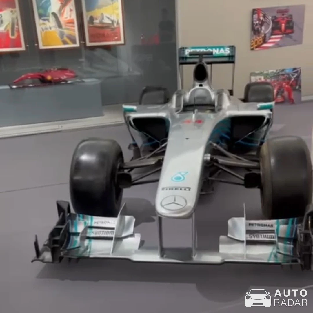 Mercedes W05 spotted in Monaco