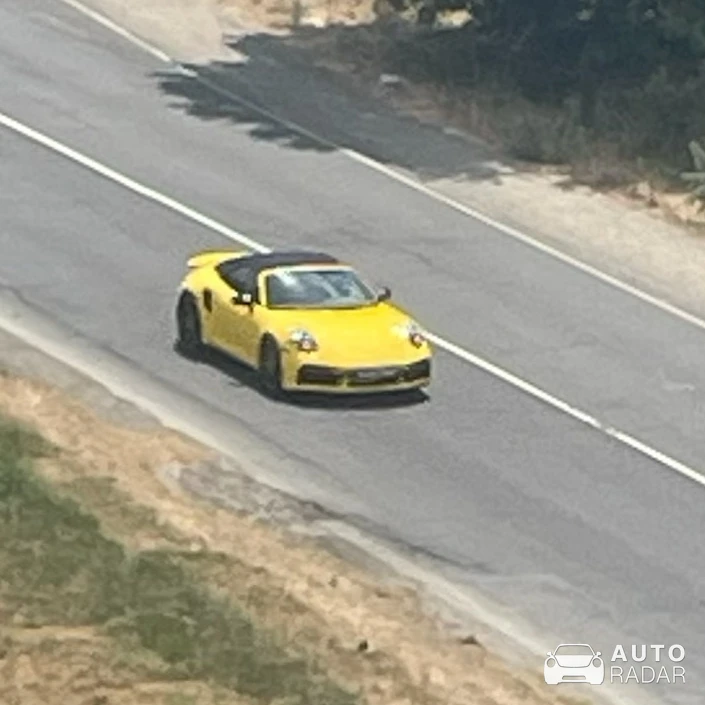 Porsche 992 Turbo Cabriolet MkI spotted in Slynchev bryag
