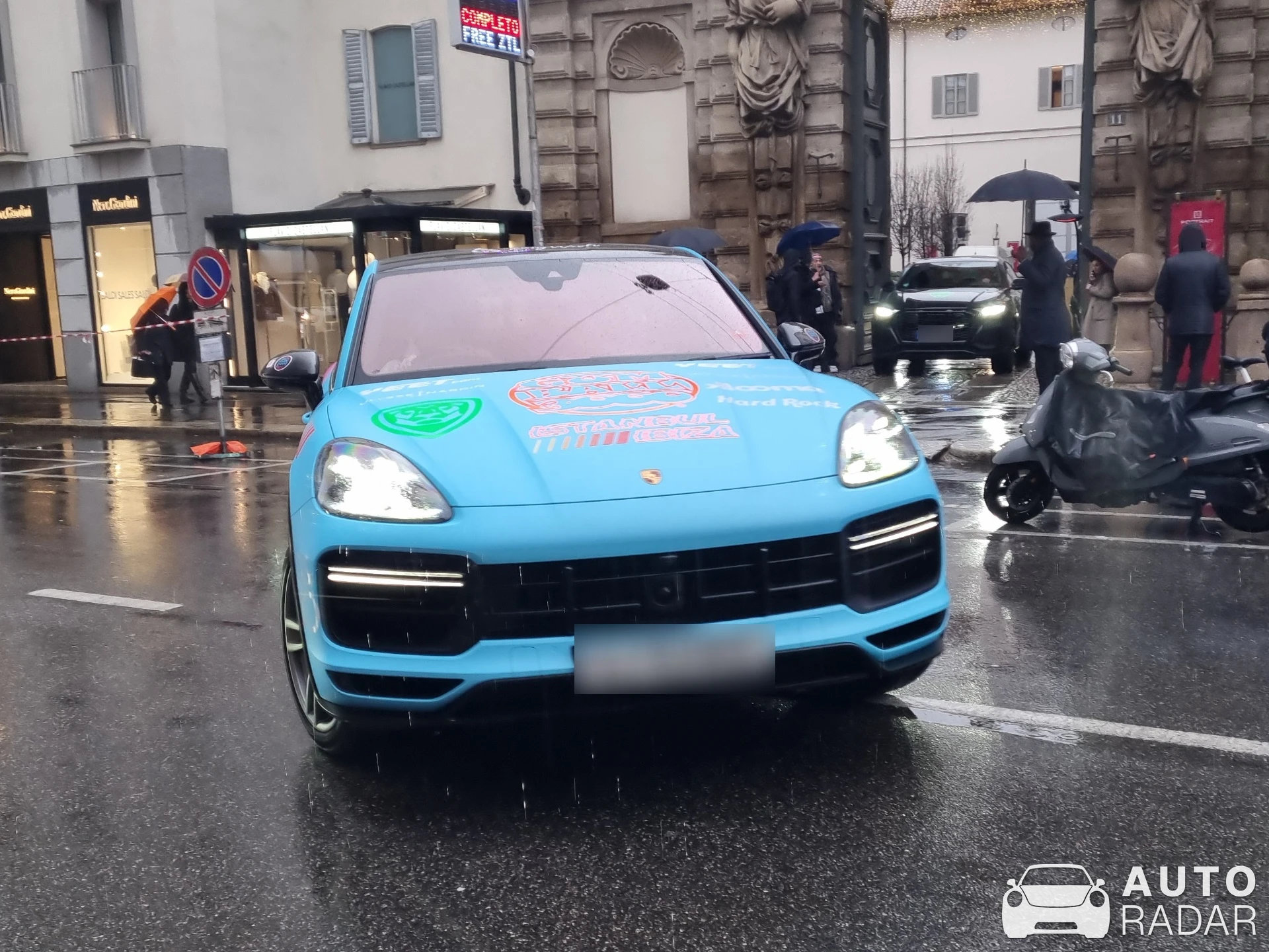 Porsche Cayenne Coupé Turbo GT spotted in Milano, Italy
