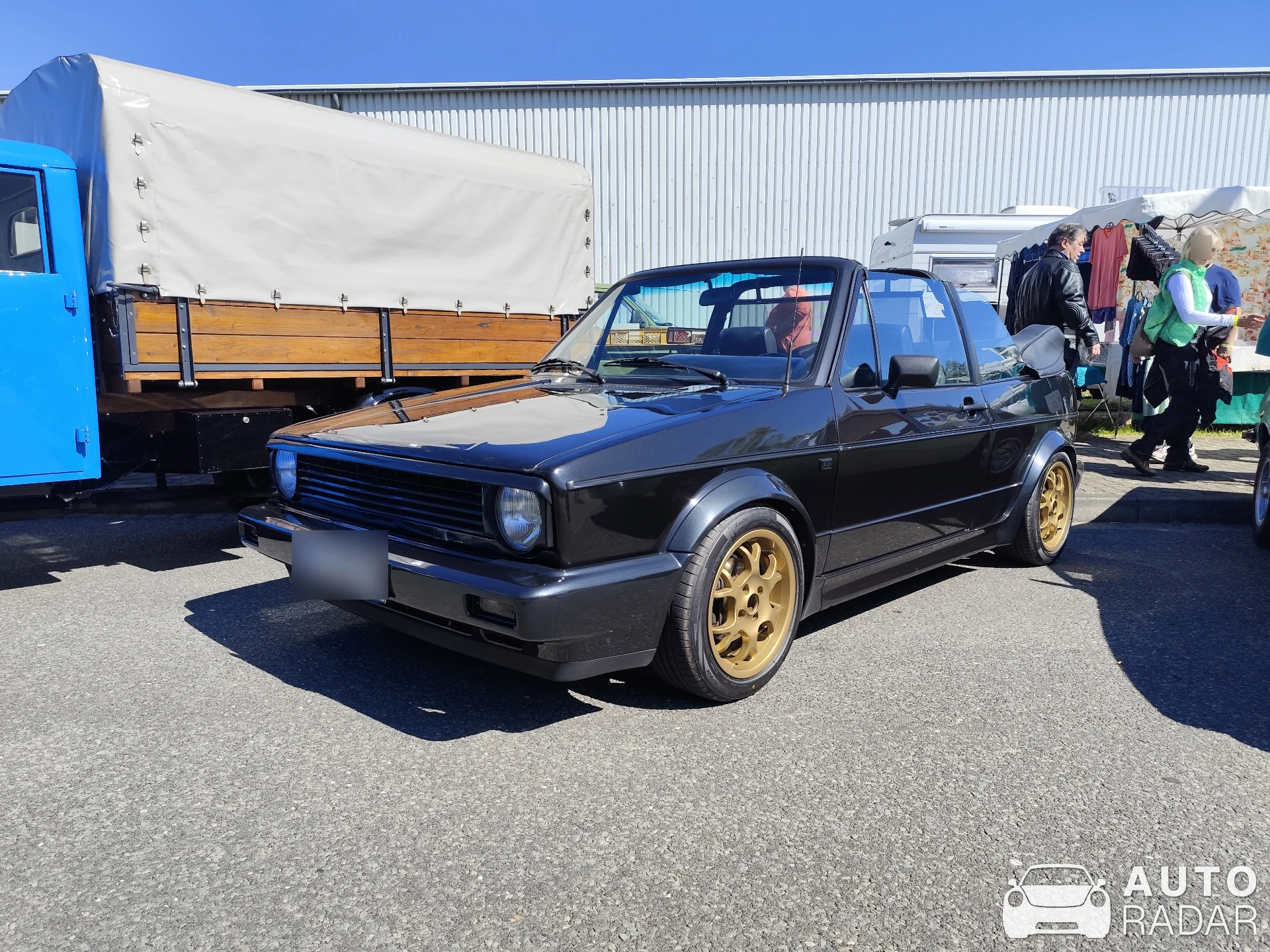 Volkswagen Golf Mk1 Cabriolet spotted in Hartmannsdorf
