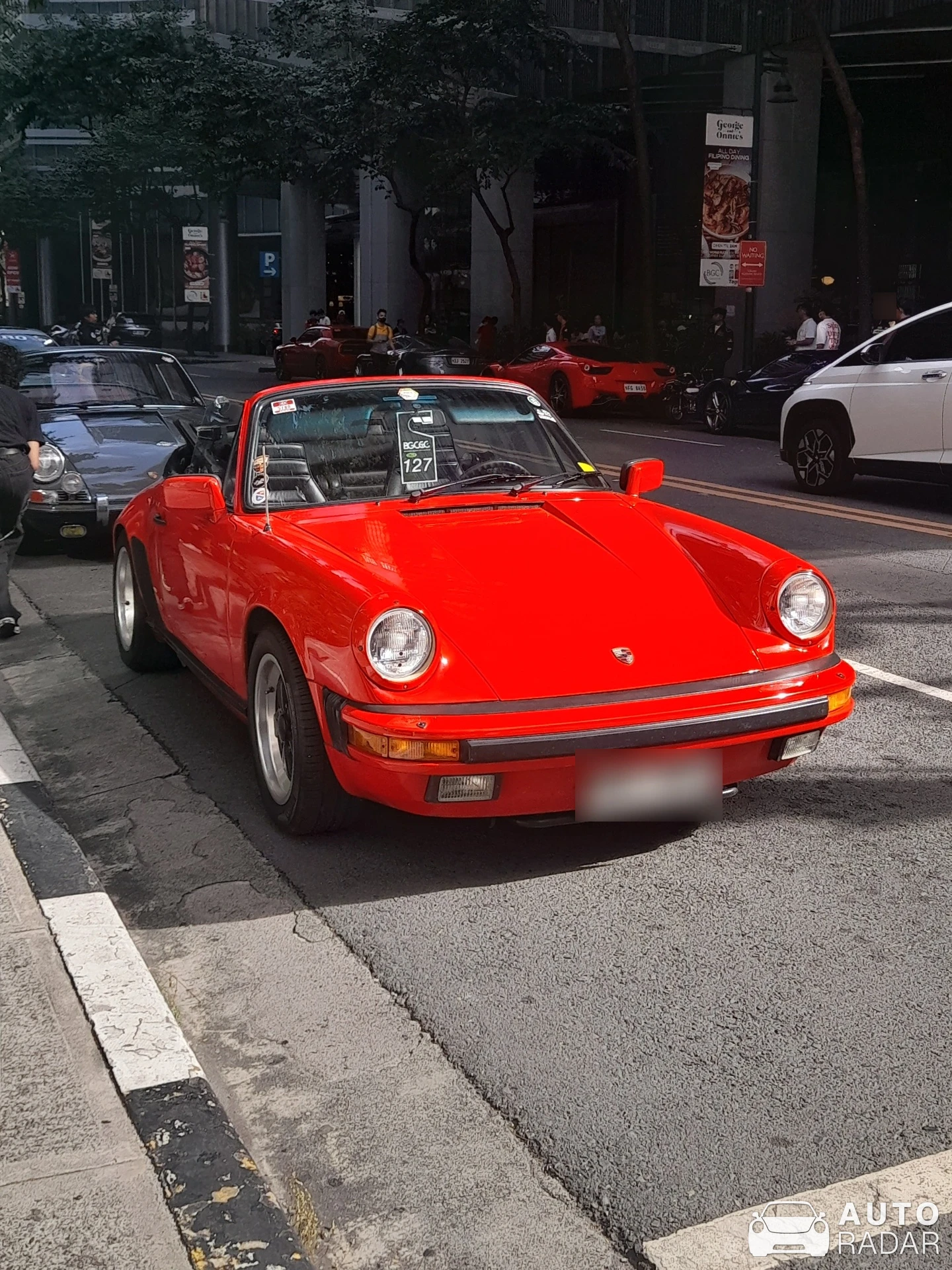 Porsche 911 Carrera 3.2 Cabriolet spotted in Taguig, Philippines