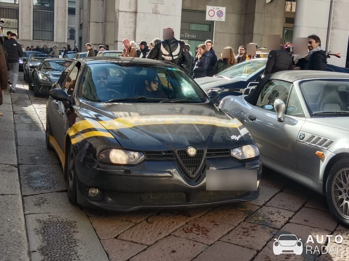 Alfa Romeo 156 GTA spotted in Milano
