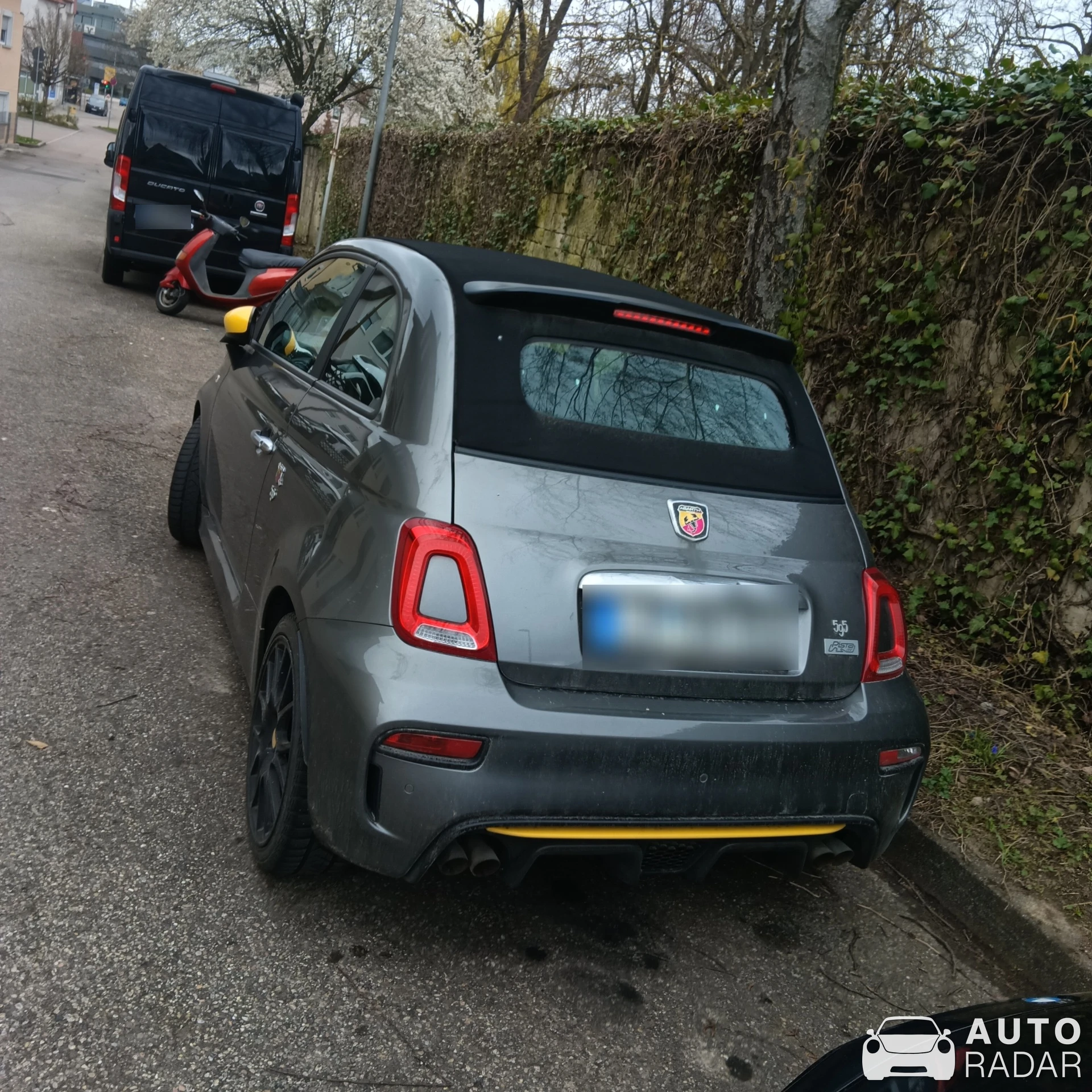Abarth 595C Pista spotted in Markgröningen