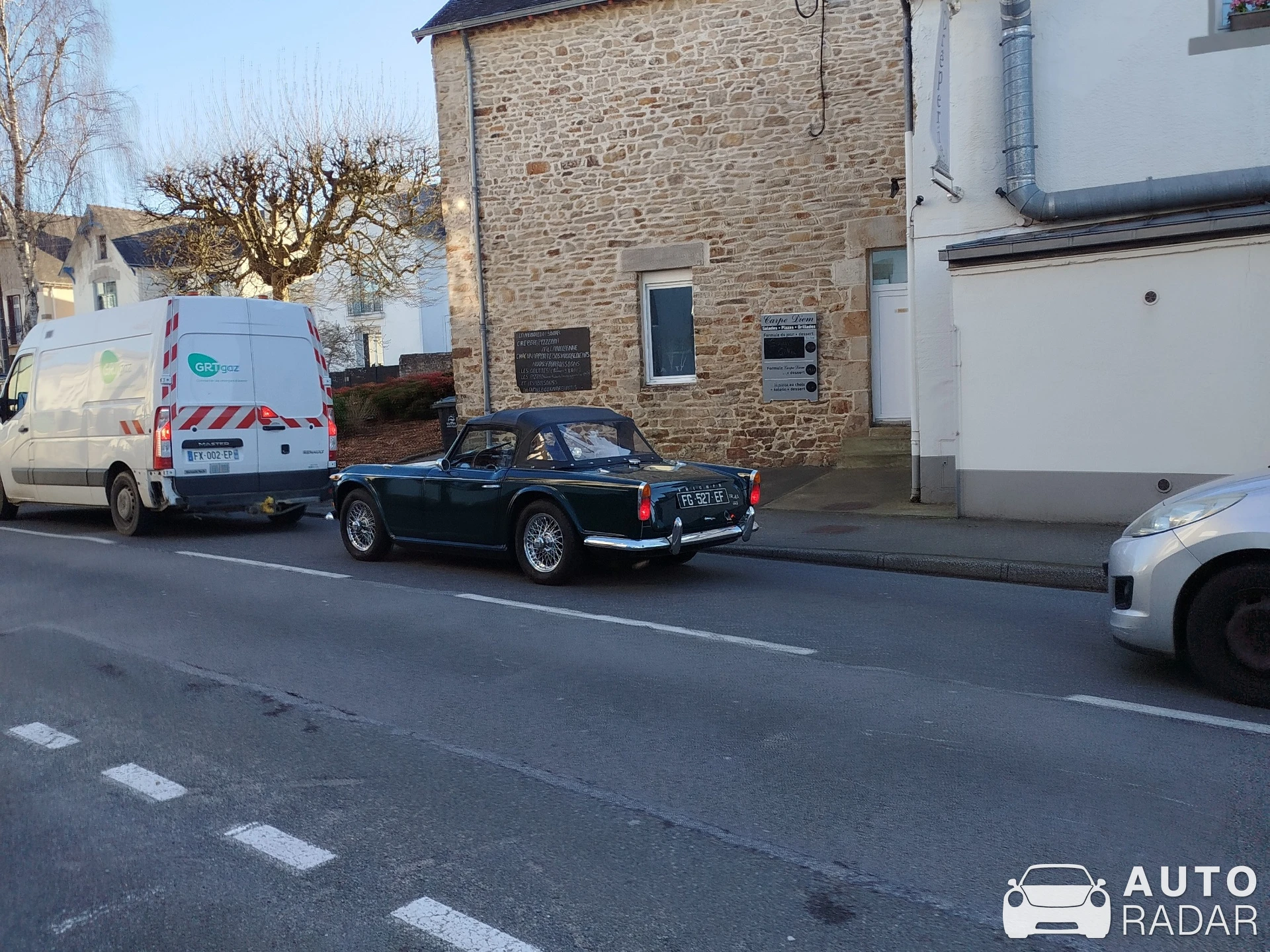 Triumph TR3 spotted in Vannes, France