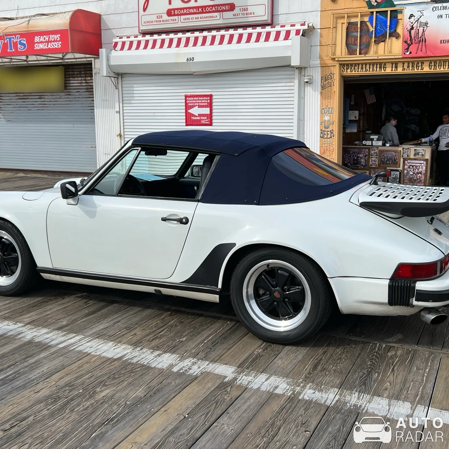 Porsche 930 Turbo Targa spotted in Ocean City