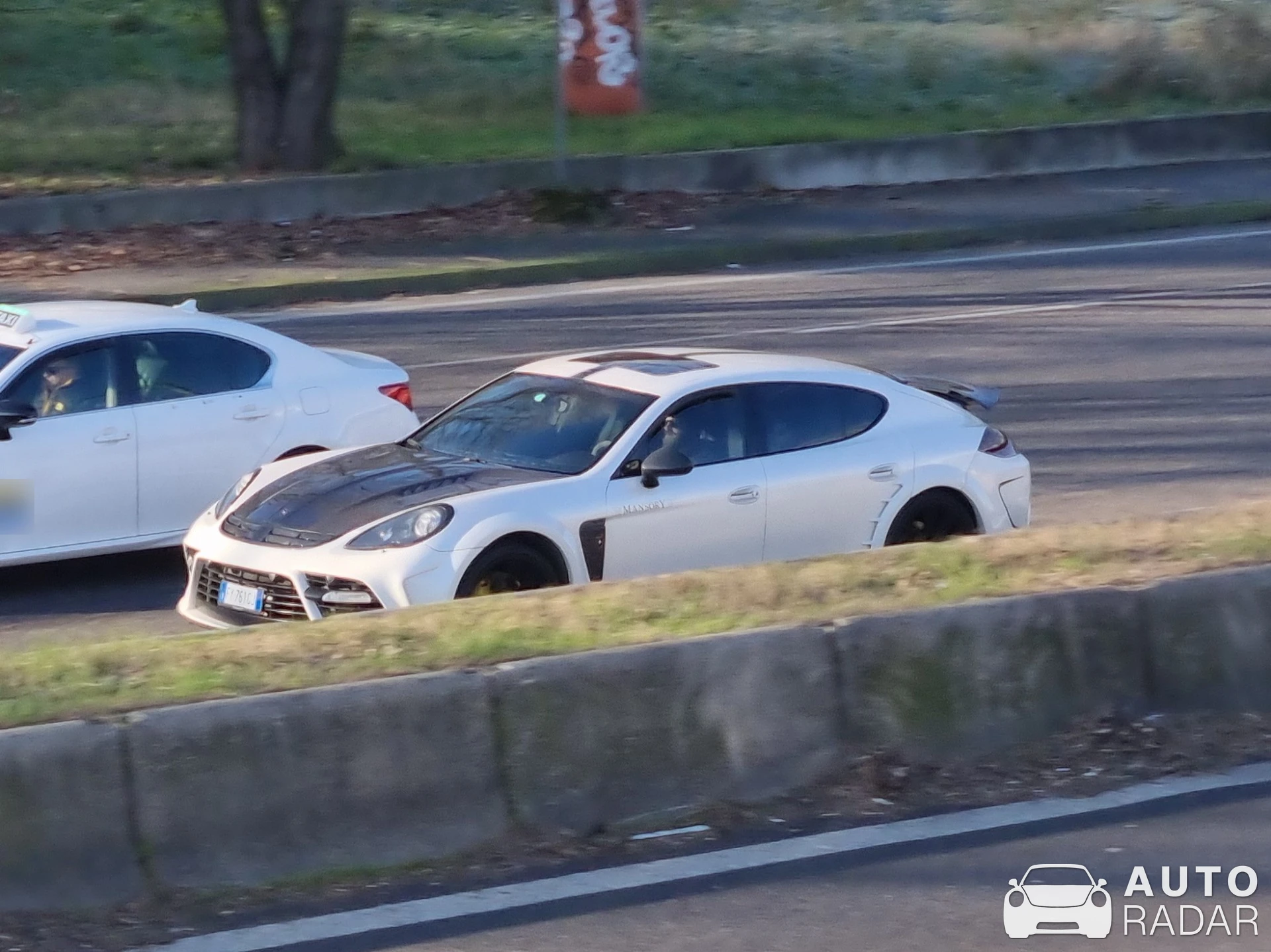 Porsche 971 Panamera Turbo Mansory spotted in Milano, Italia