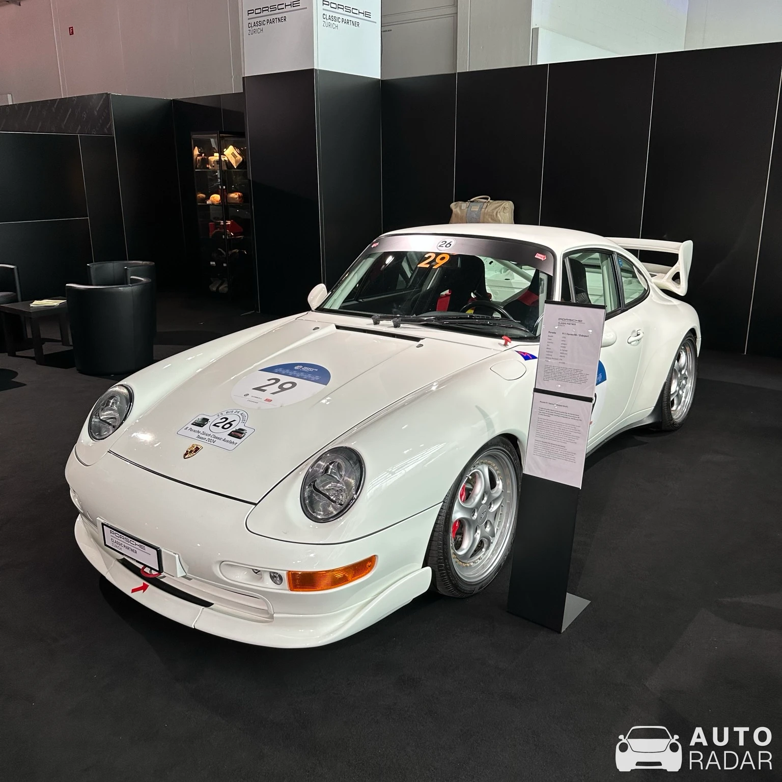 Porsche 993 Carrera RS Clubsport spotted in Zürich