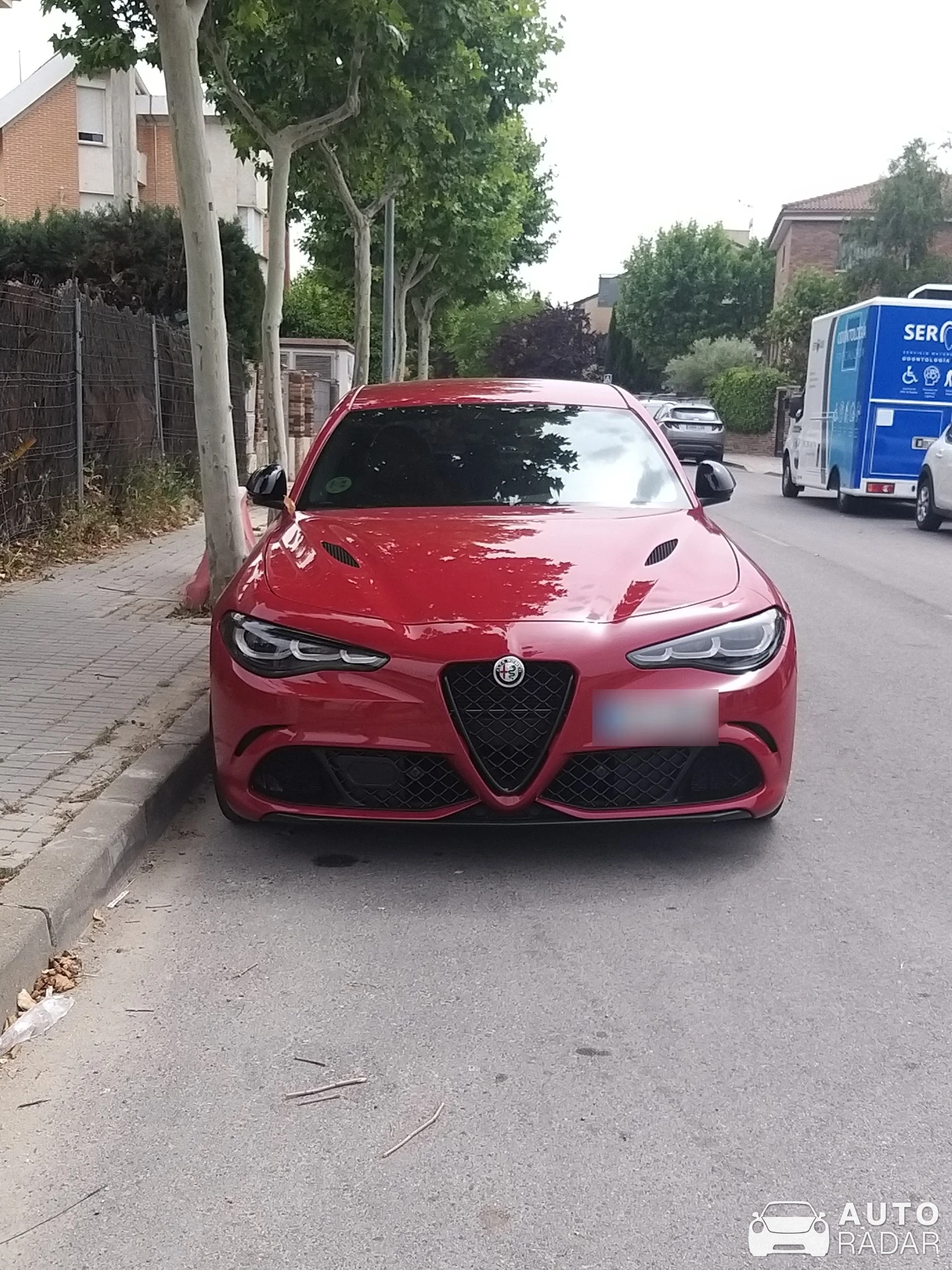 Alfa Romeo Giulia Quadrifoglio spotted in Villanueva de la Cañada, España