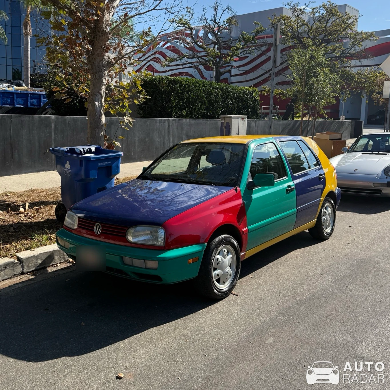 Volkswagen Golf Harlequin spotted in Los Angeles, United States