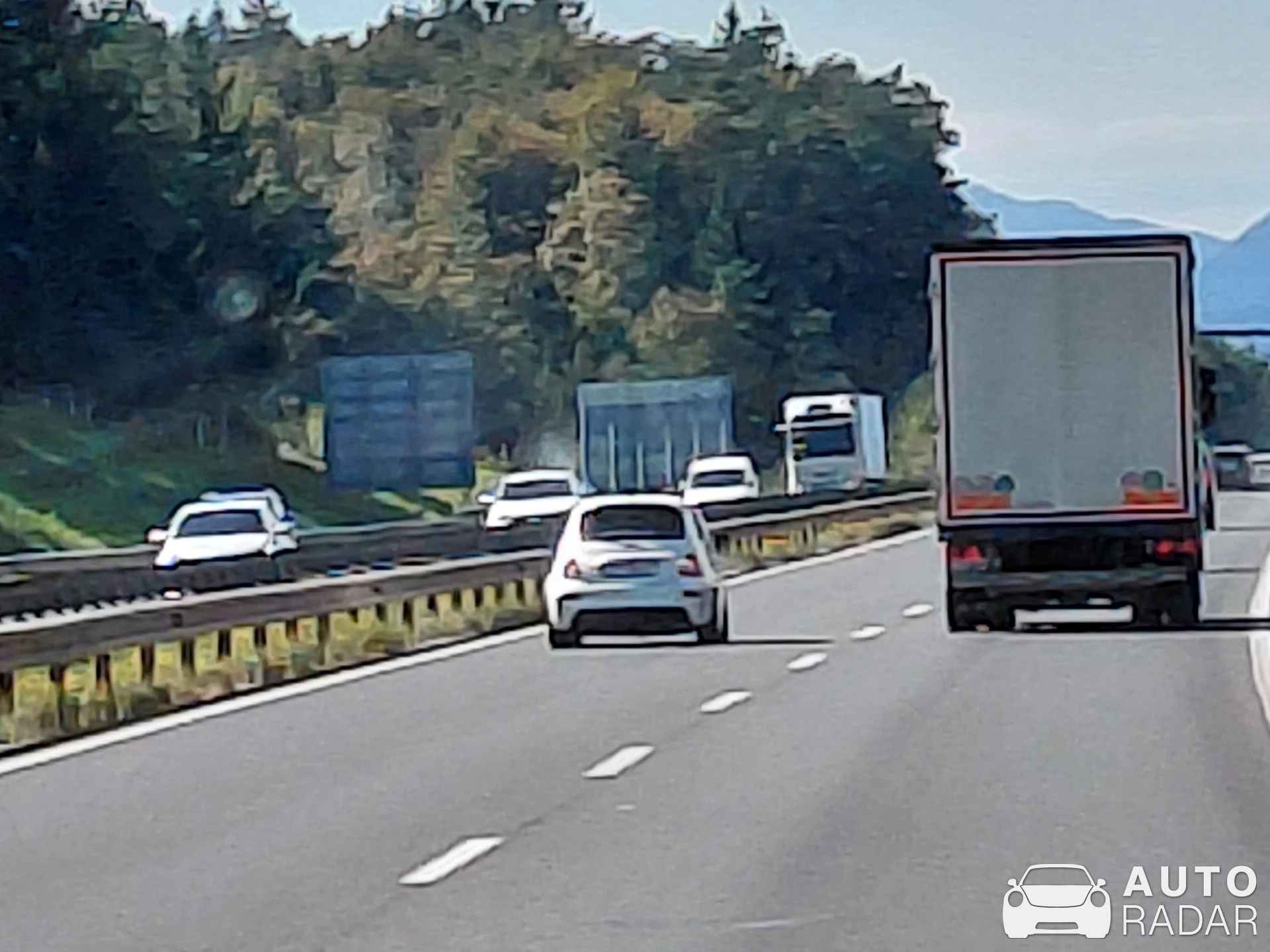 Abarth 695 Competizione spotted in Celje