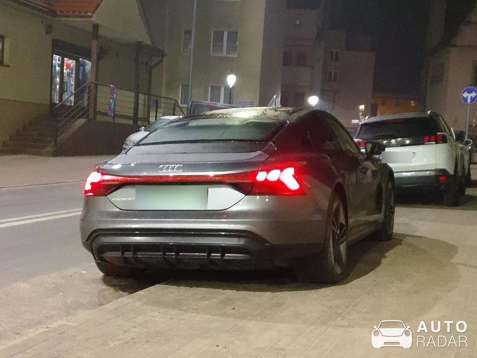 Audi E-Tron GT spotted in Lwówek Śląski, Poland