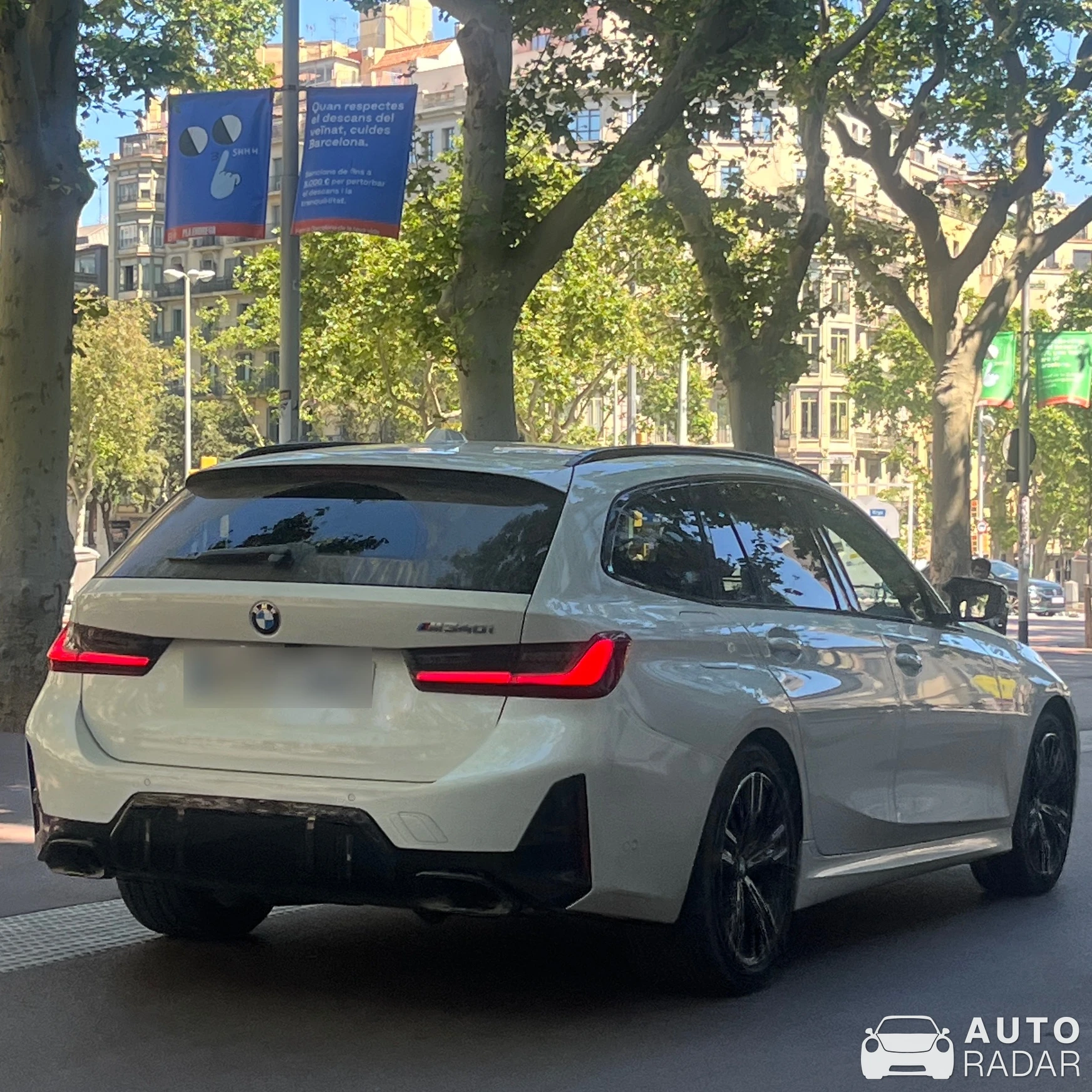BMW M340i G21 Touring spotted in Barcelona