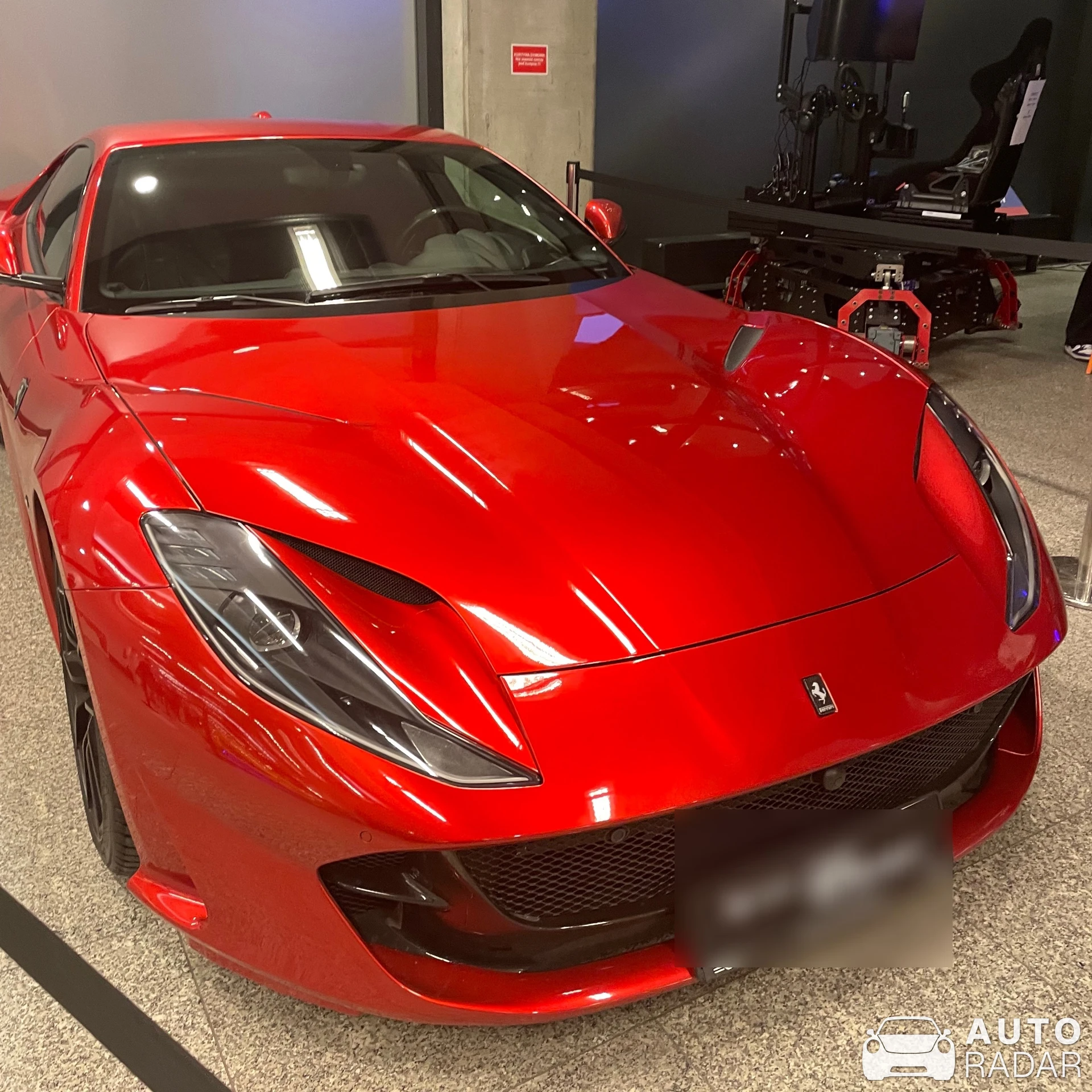 Ferrari 812 GTS spotted in Warszawa, Poland