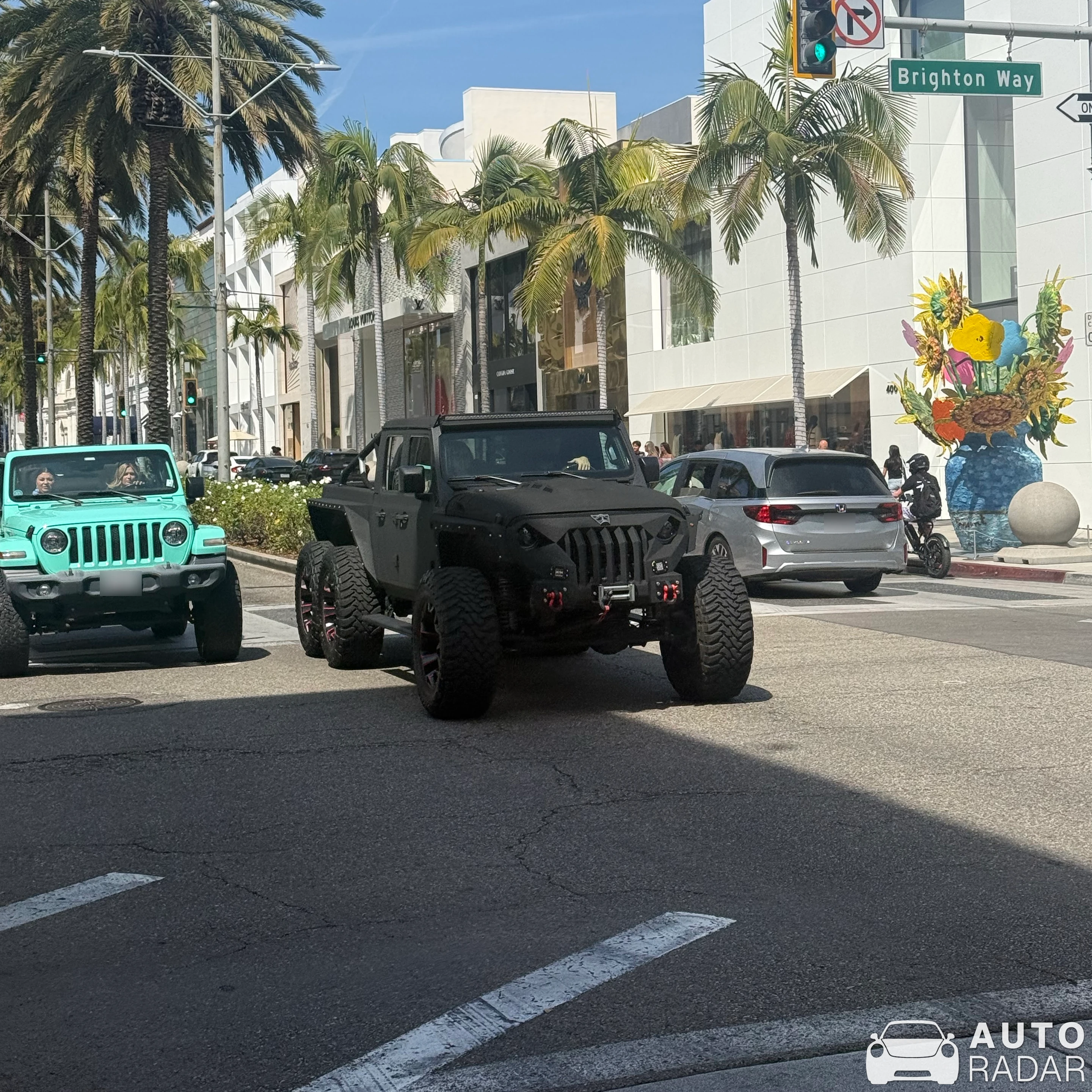 Jeep Gladiator Apocalypse Hellfire 6x6 spotted in Beverly Hills