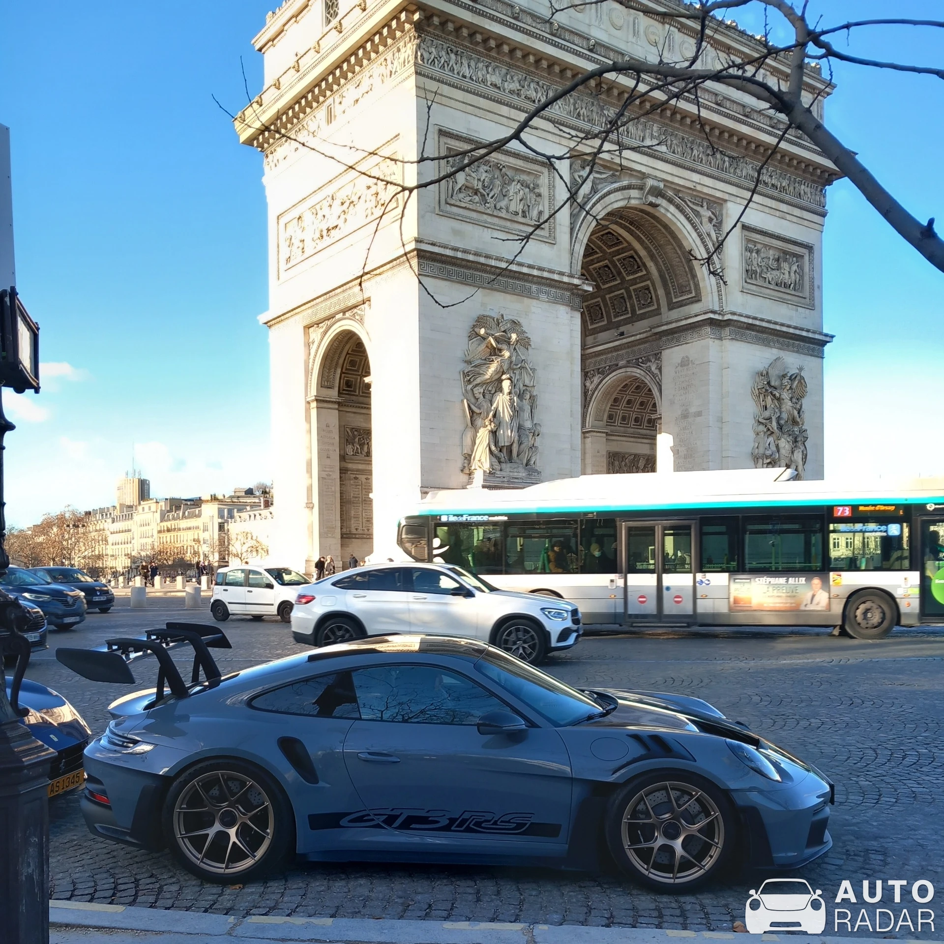 Porsche 992 GT3 RS MkI spotted in Paris, France