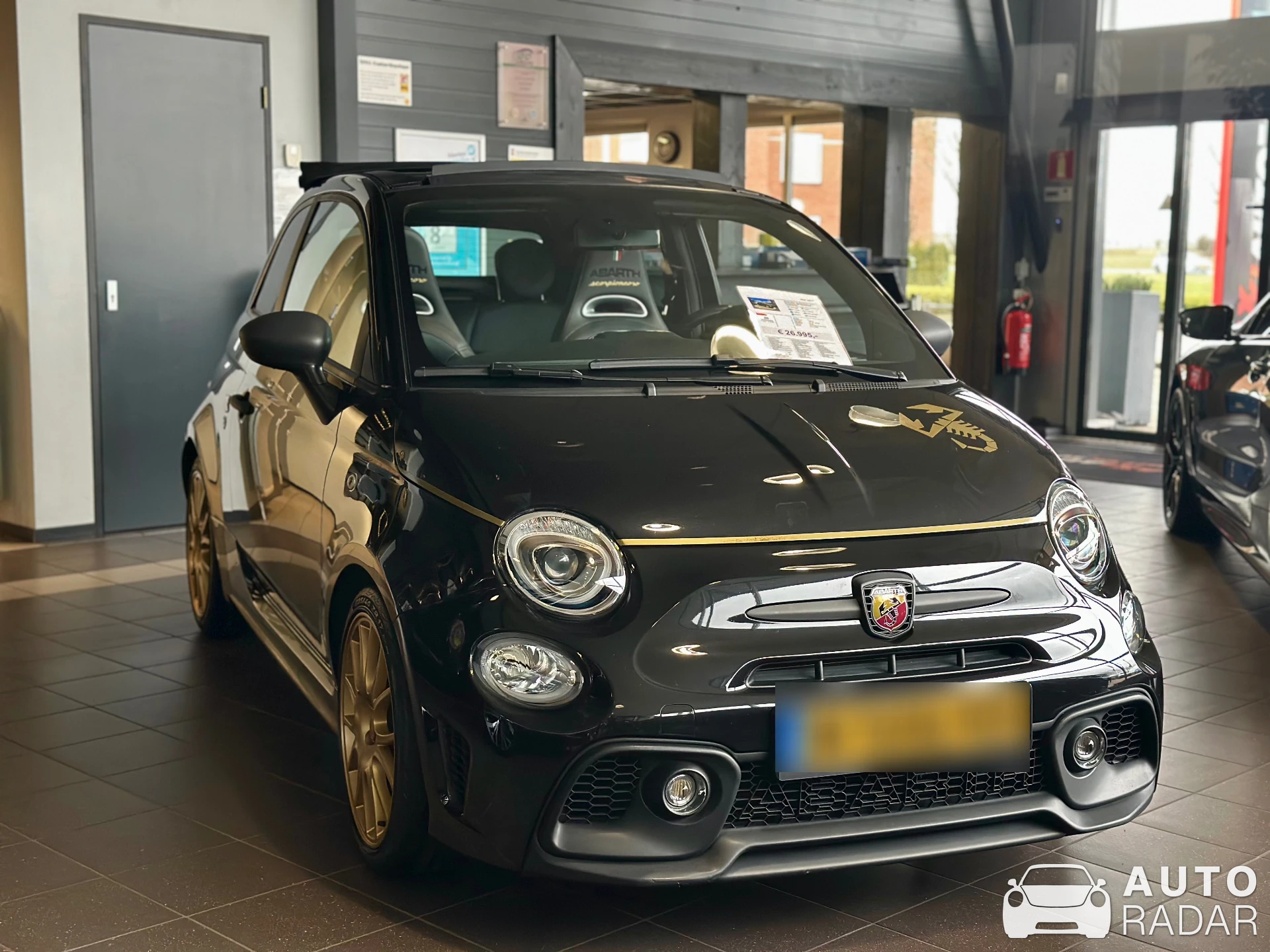 Abarth 595 Scorpioneoro spotted in Dirksland