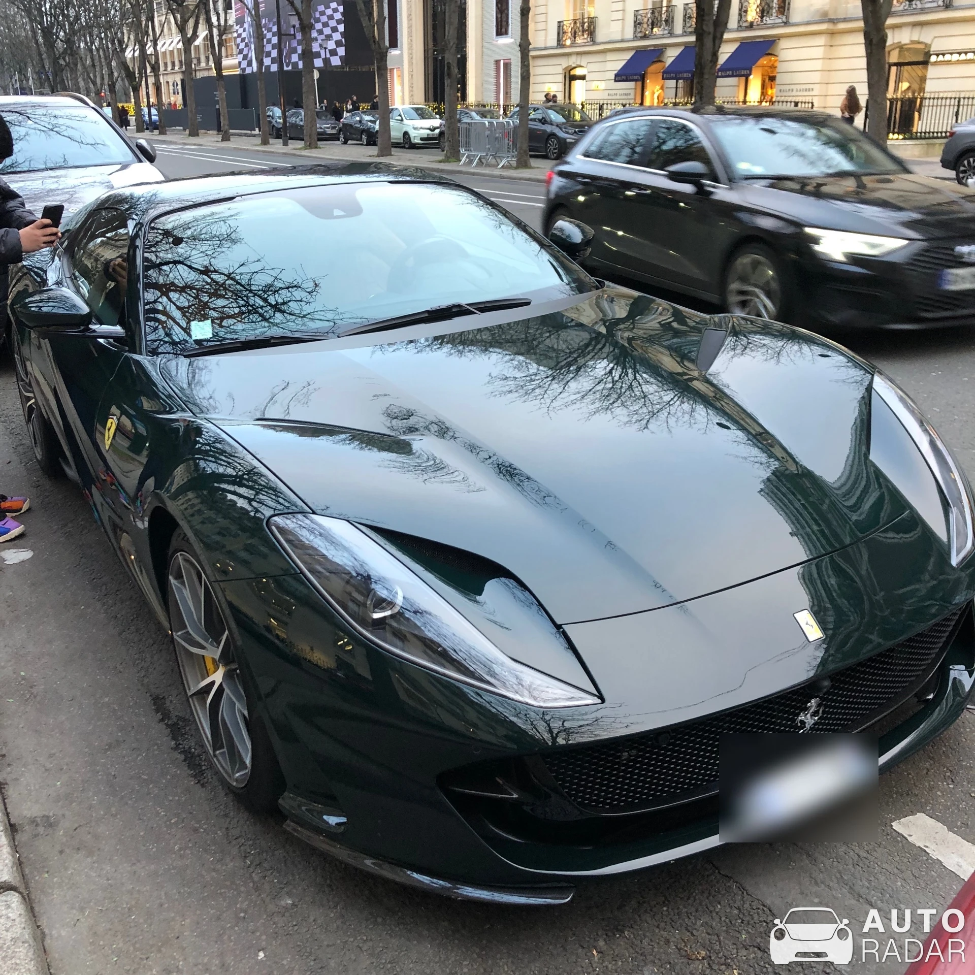Ferrari 812 GTS spotted in Paris, France