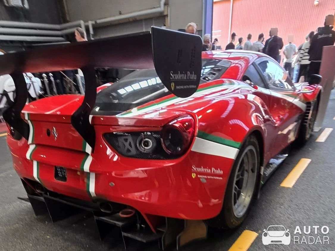 Ferrari 488 GT3 spotted in Göteborg