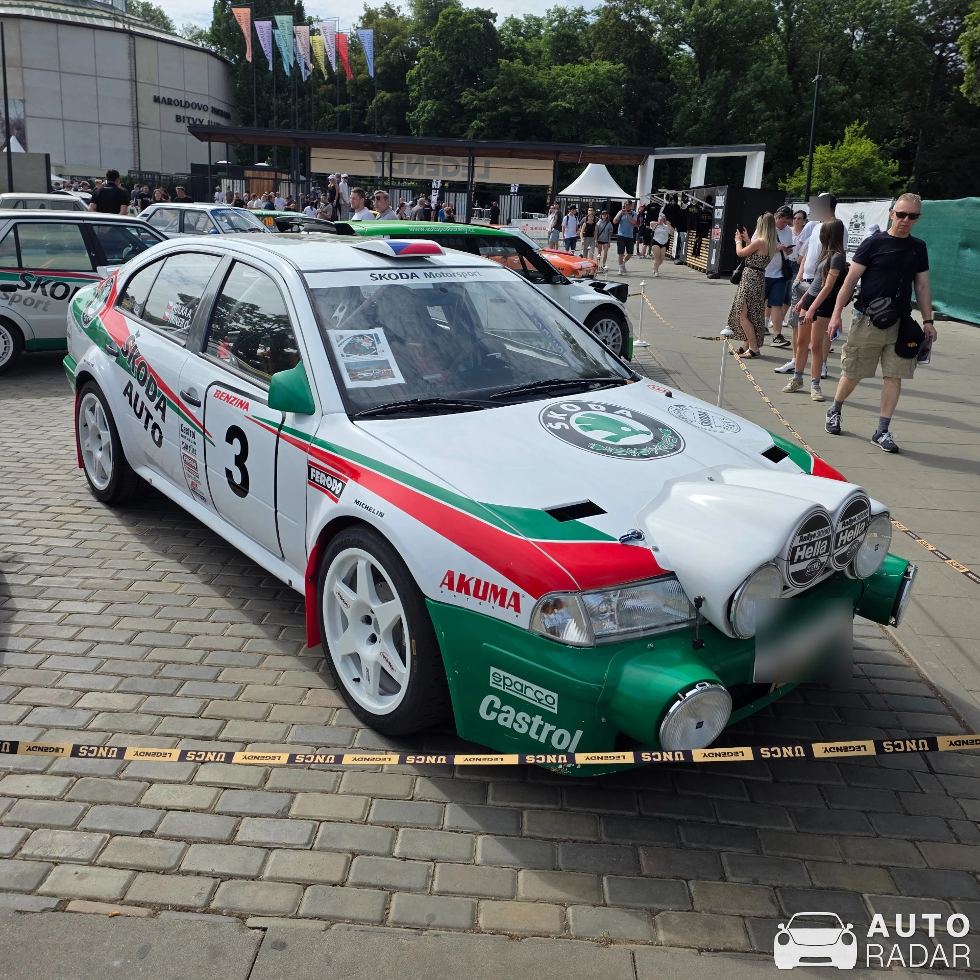 Škoda Octavia WRC spotted in Praha