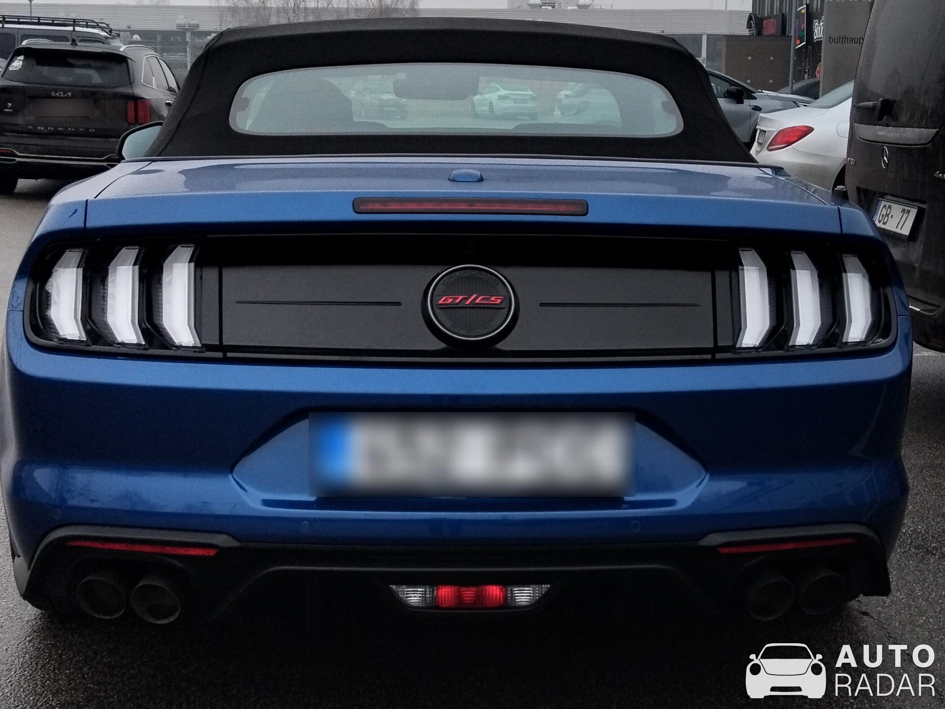 Ford Mustang GT Convertible 2015 CS 500 Sutton spotted in Rīga