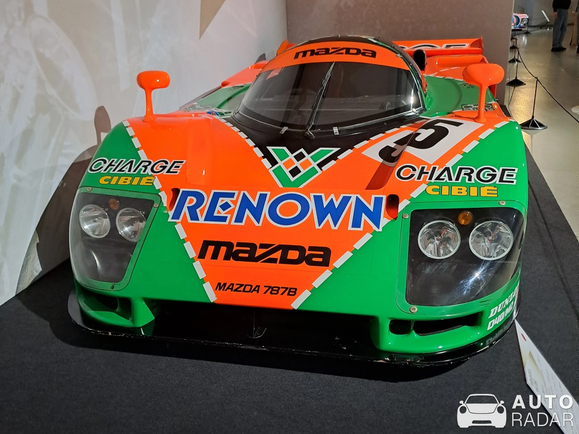 Mazda 787B spotted in Le Mans, France
