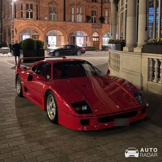 Ferrari F40 spotted in London, United Kingdom
