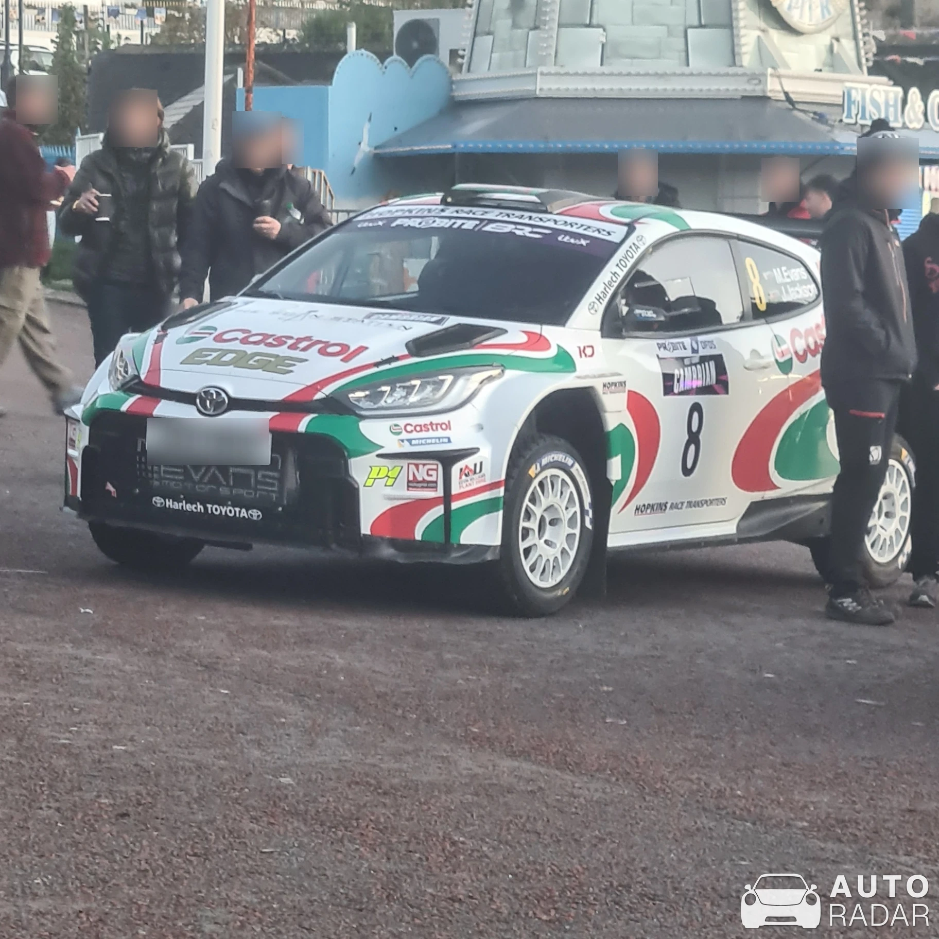 Toyota GR Yaris Rally2 spotted in Conwy Principal Area, United Kingdom
