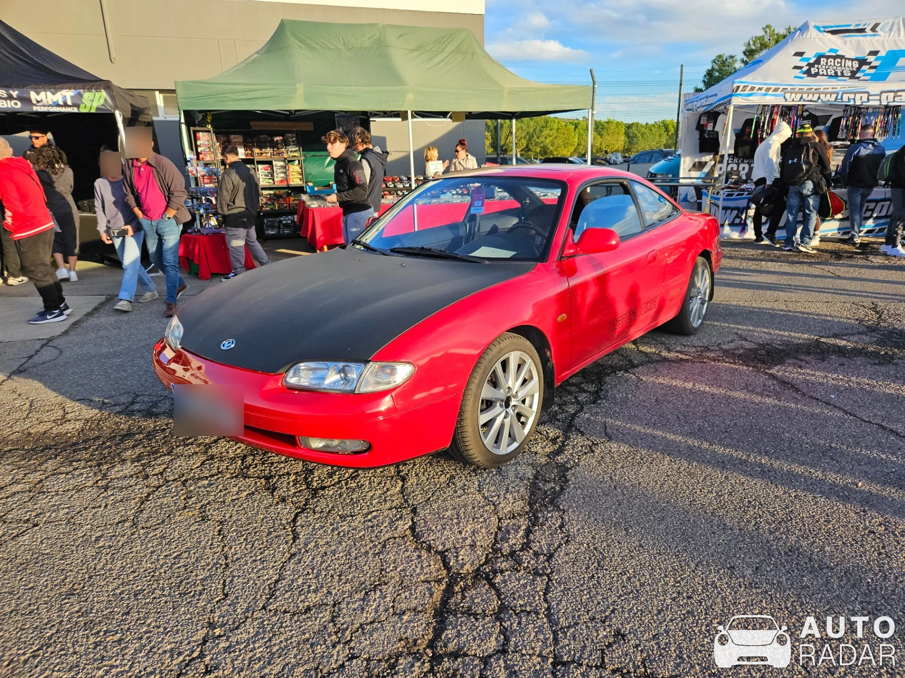 Mazda MX-6 spotted in Cheste, Spain