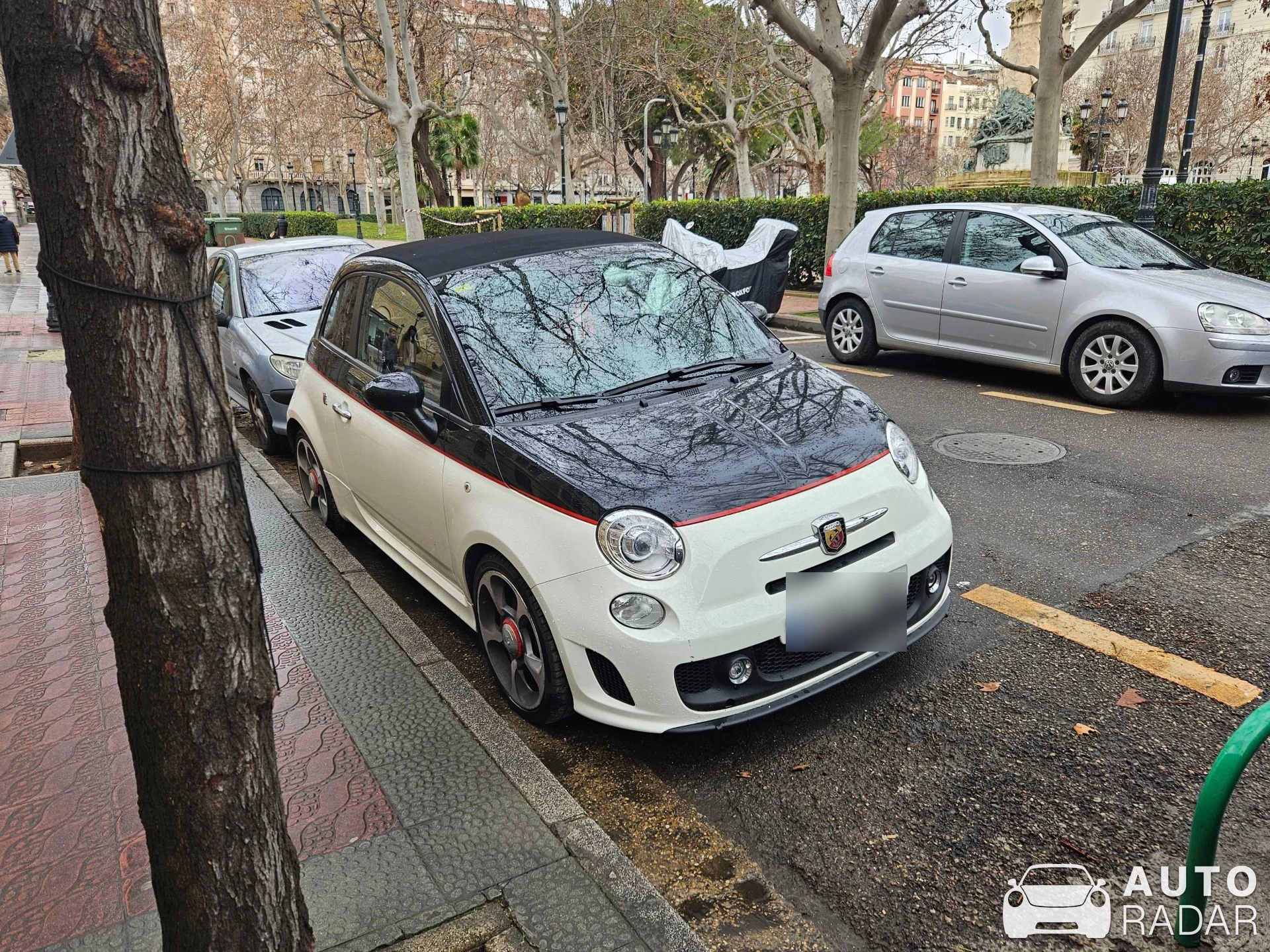 Abarth 500C spotted in Zaragoza