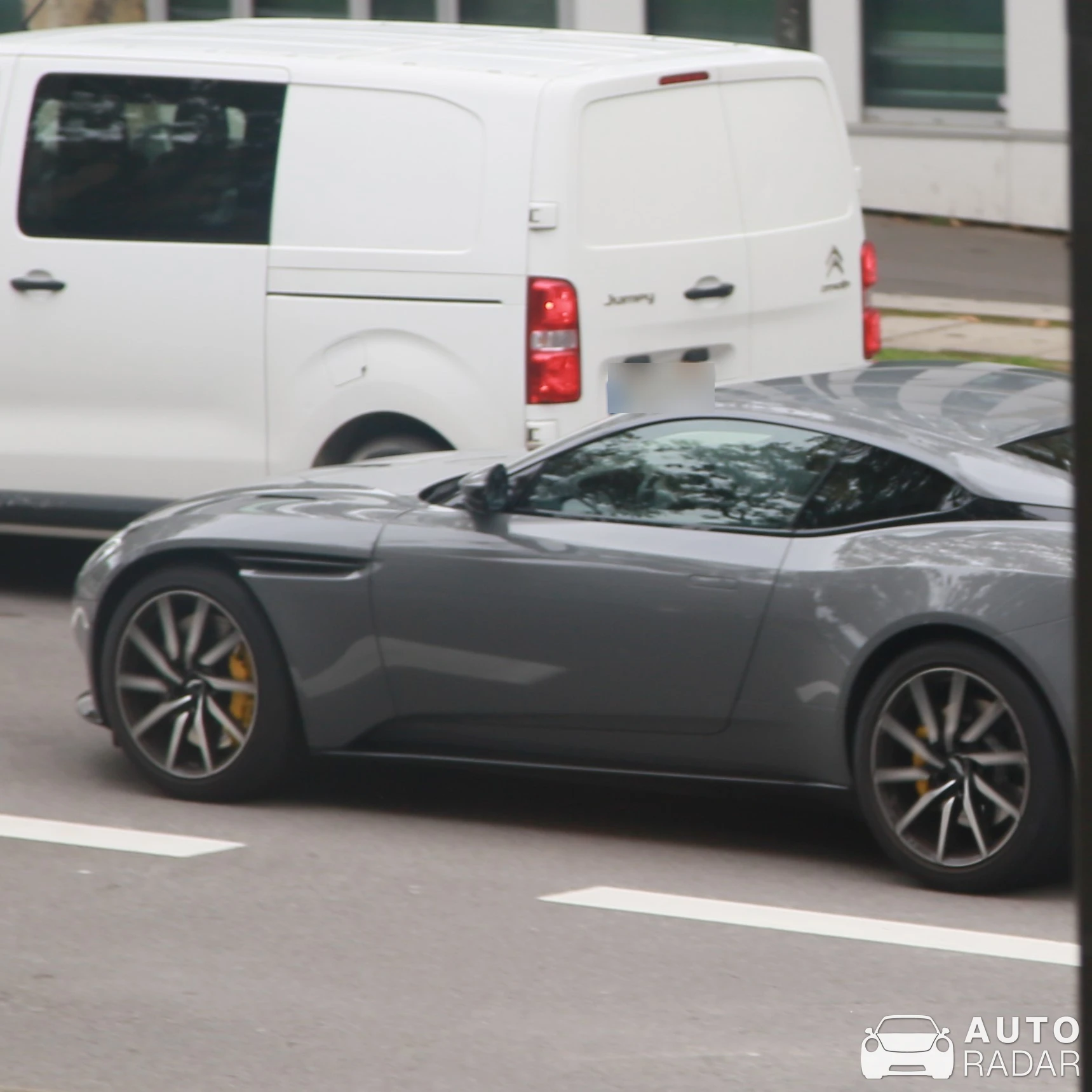 Aston Martin DB11 spotted in Boulogne-Billancourt, France