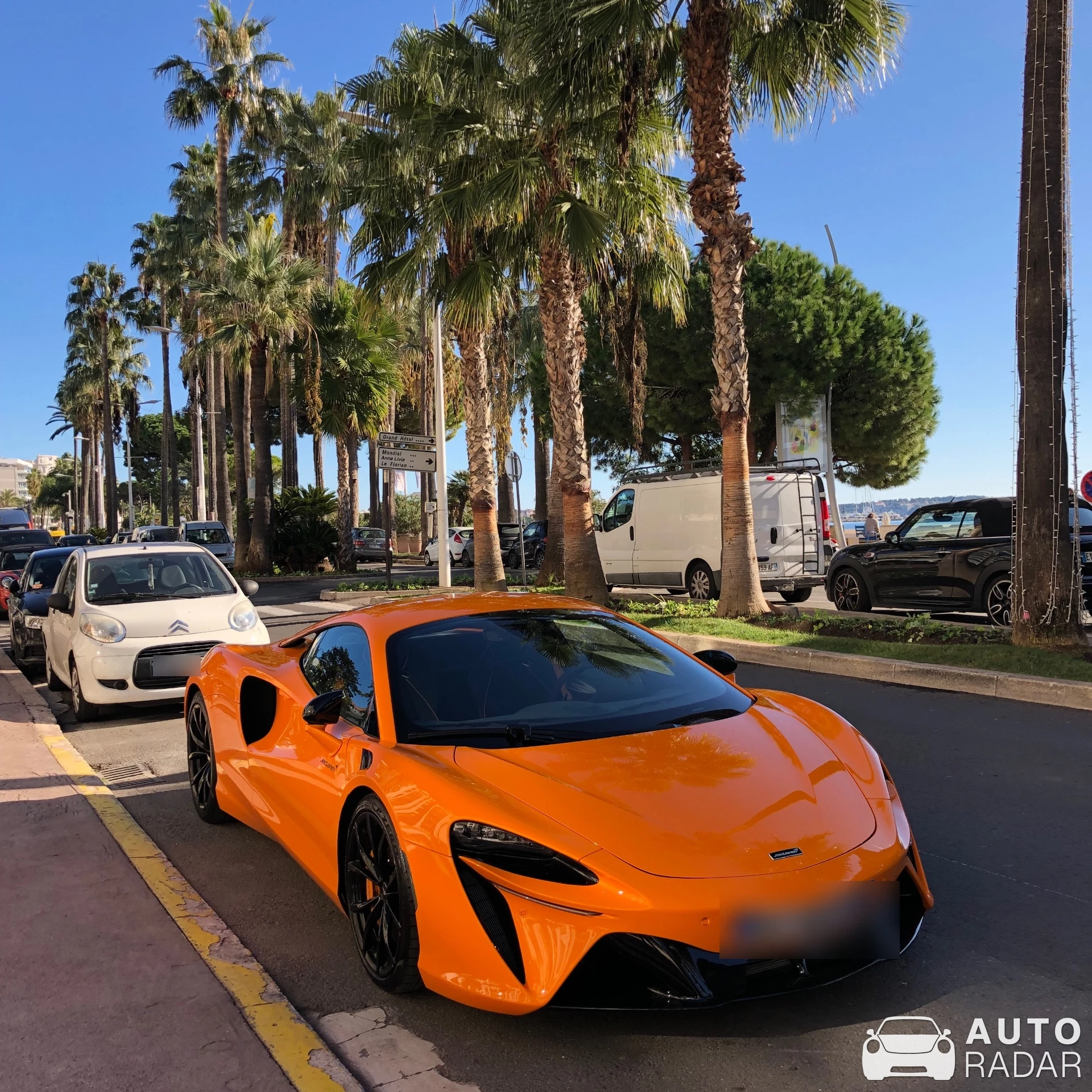 McLaren Artura spotted in Cannes, France