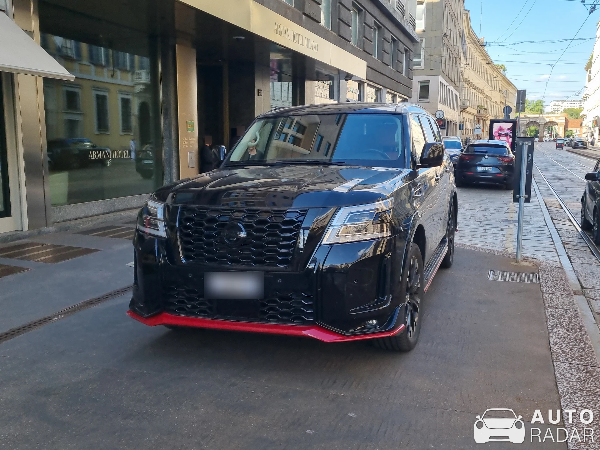 Nissan Patrol Nismo spotted in Milano