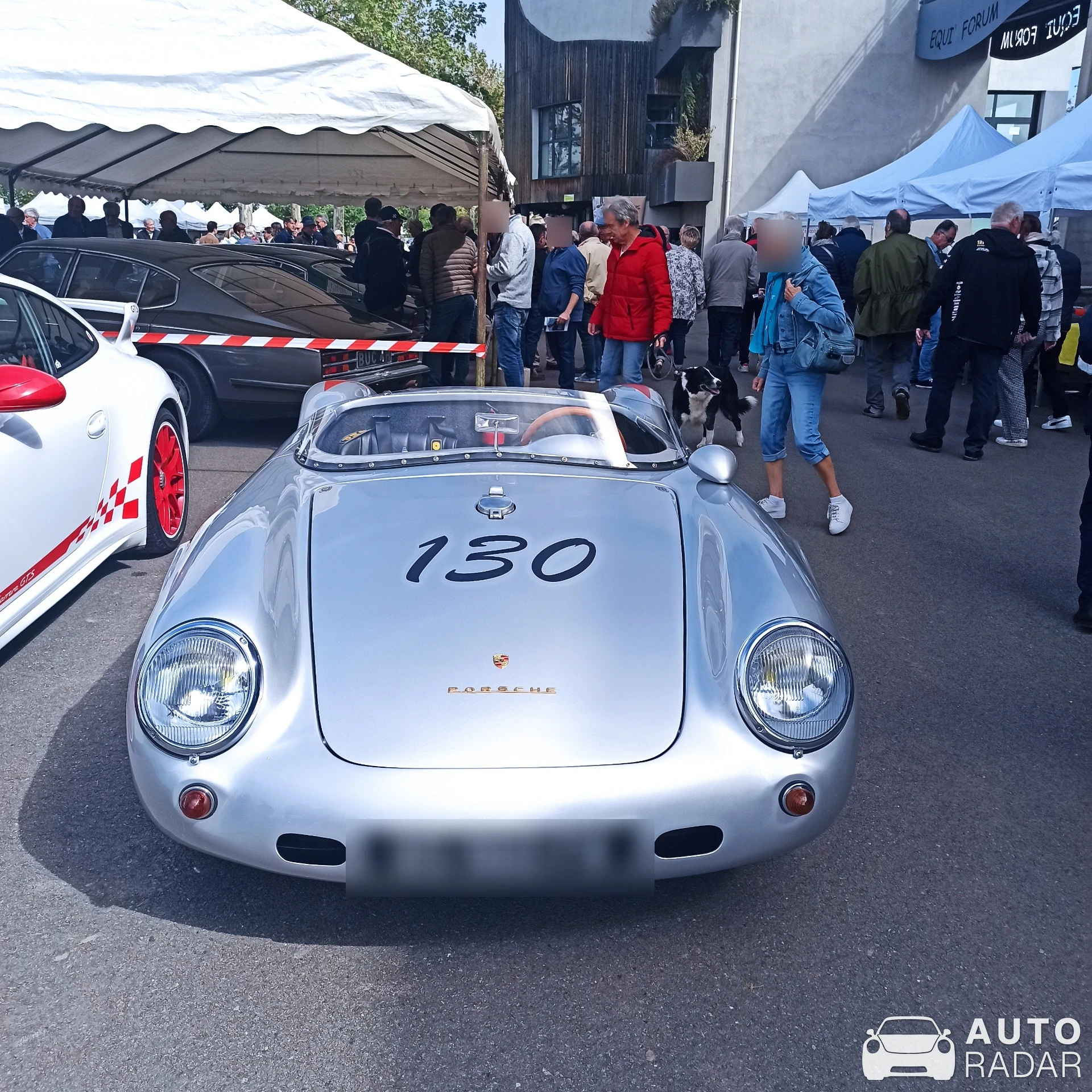 Porsche 550 Spyder spotted in Tarare, France