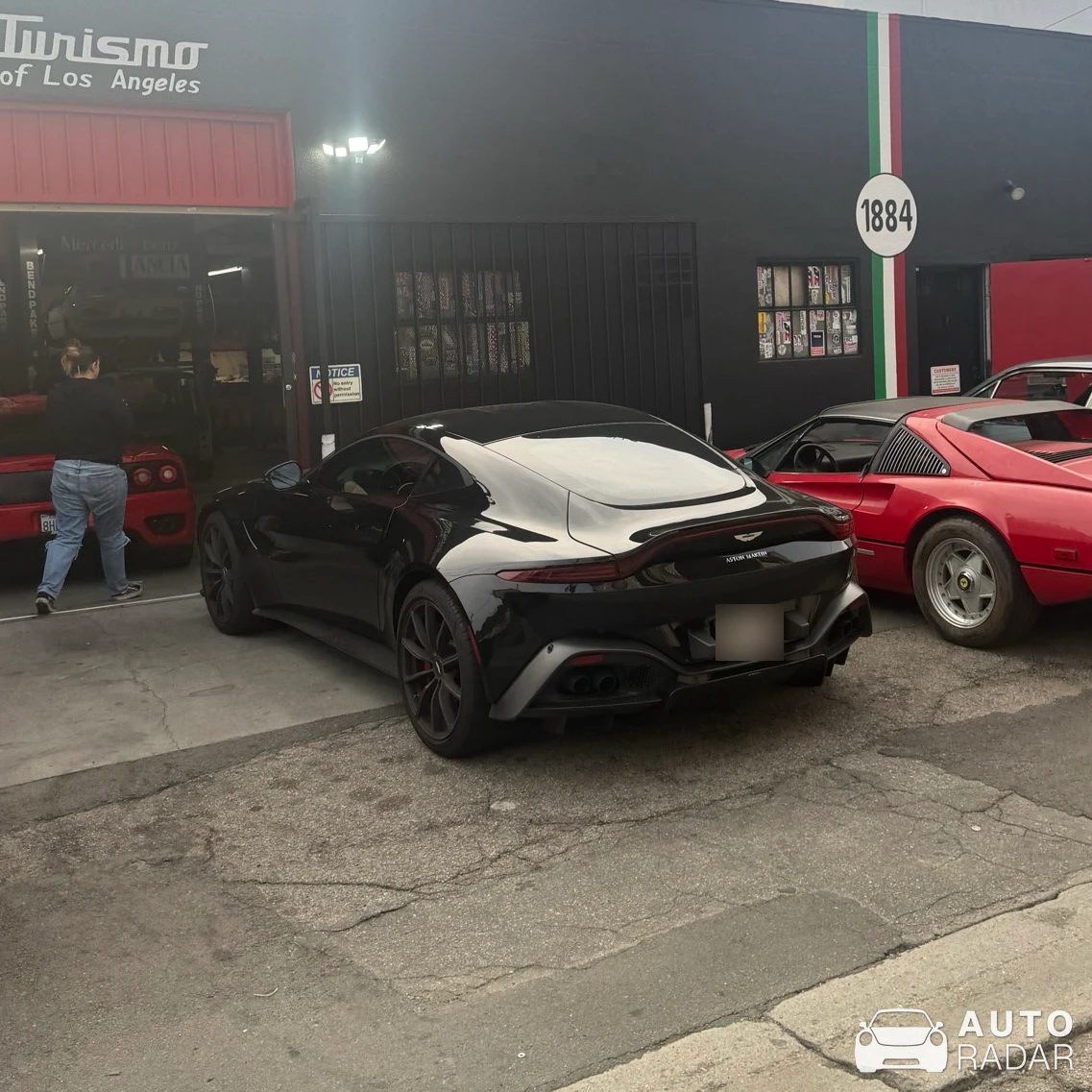 Aston Martin V8 Vantage spotted in Los Angeles, United States